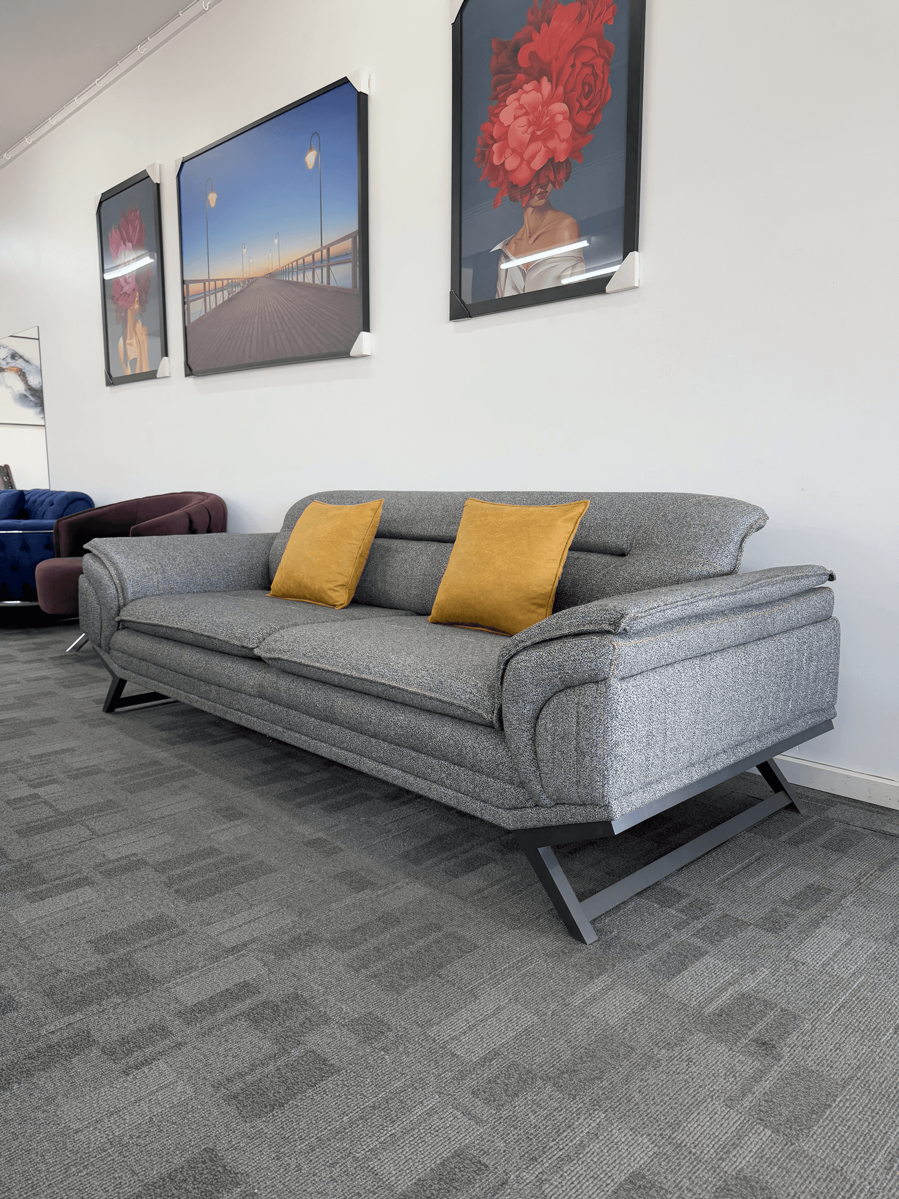 MILANO- Linen Sofa Set