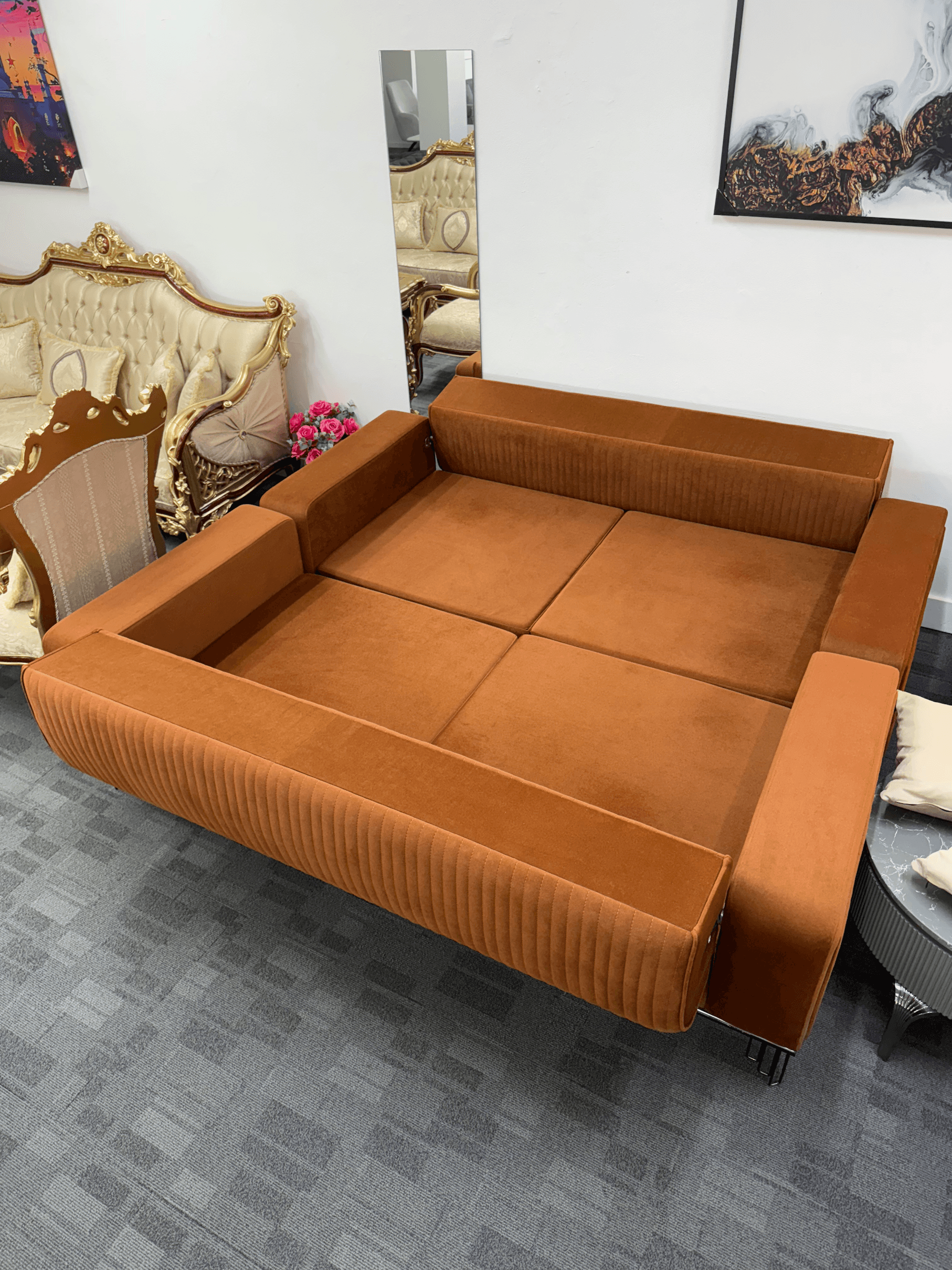 The Gold Sofa Set, Sofa Bed Set