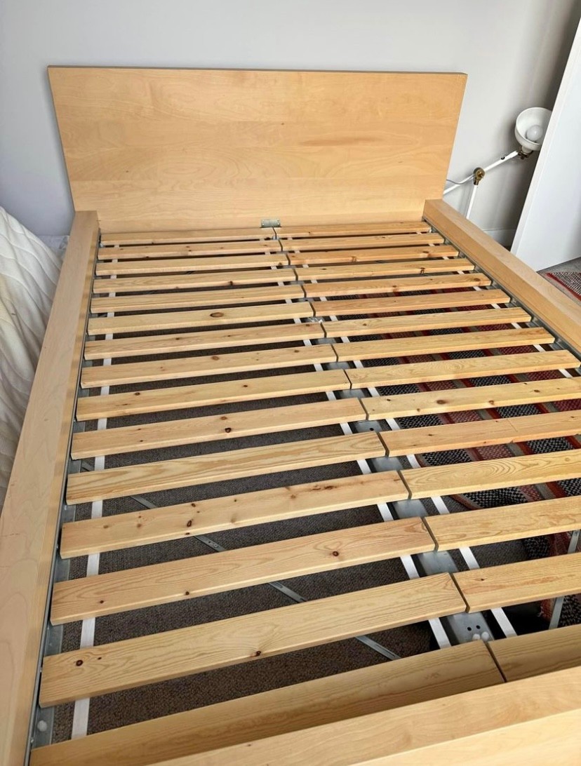 HEAVY PLYWOOD DOUBLE BED