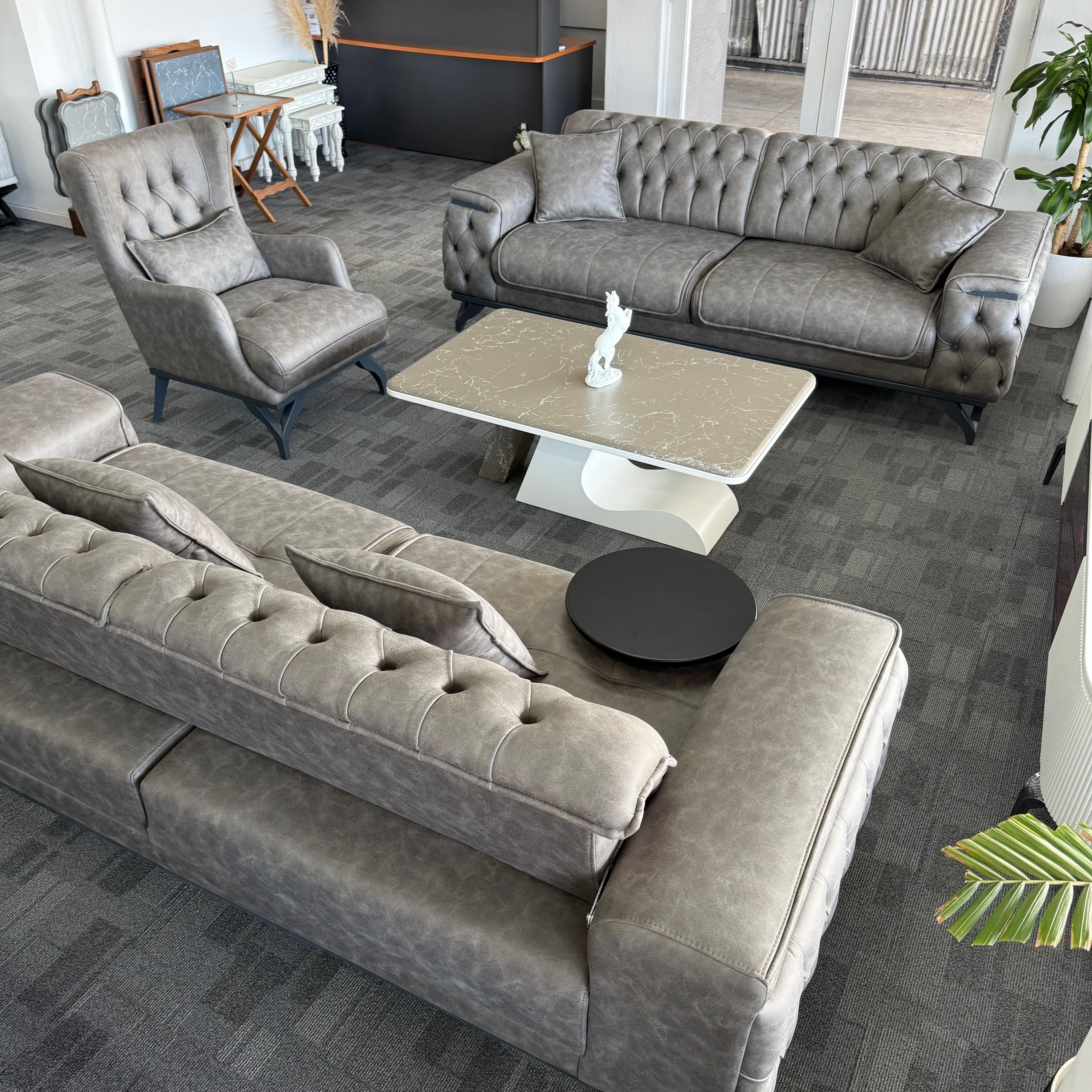 Diamond- Chesterfield Sofa Set