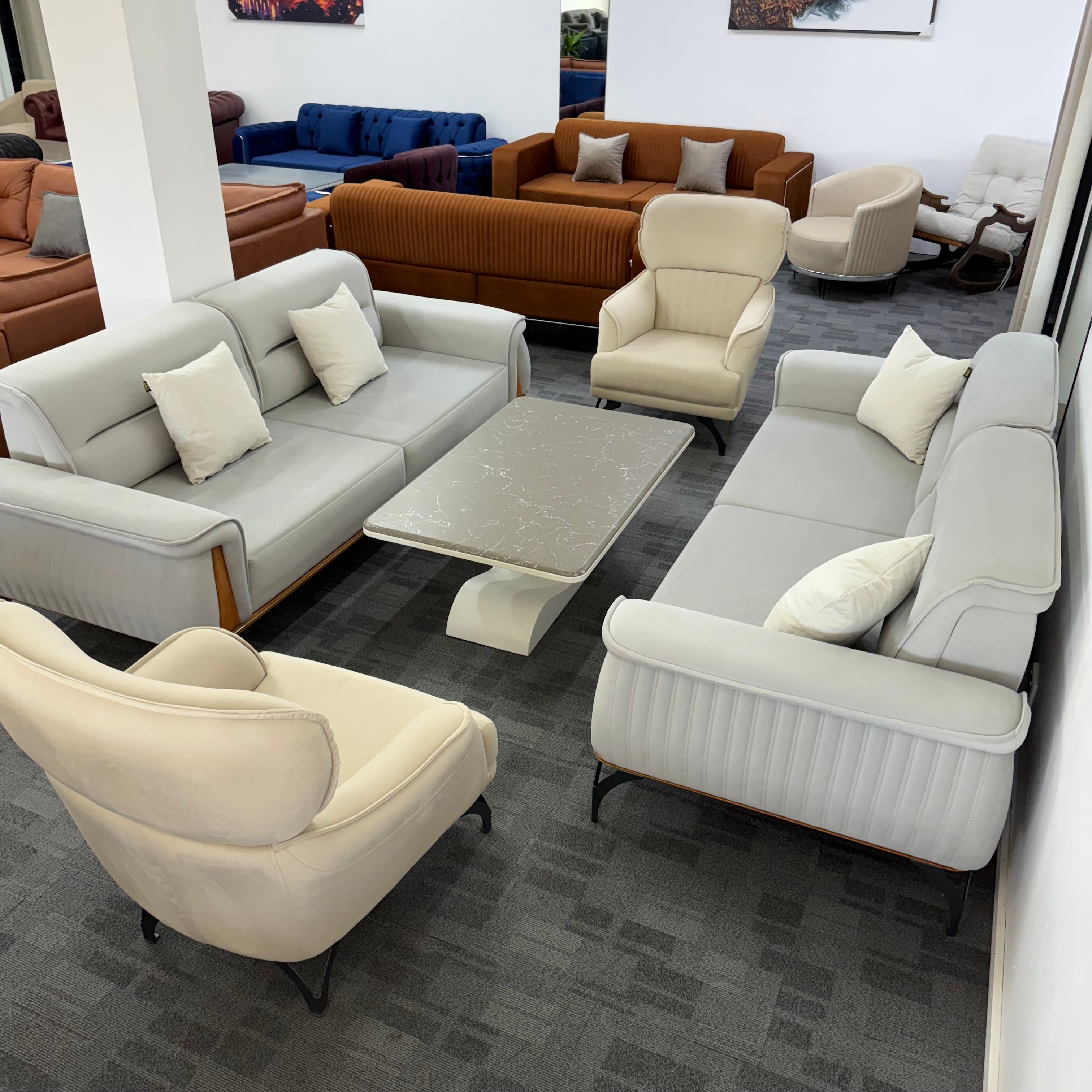 Diana- Handcrafted Sofa Set