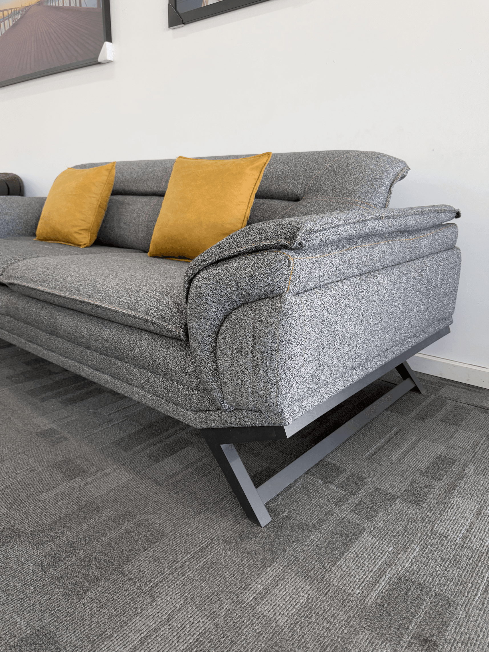 MILANO- Linen Sofa Set