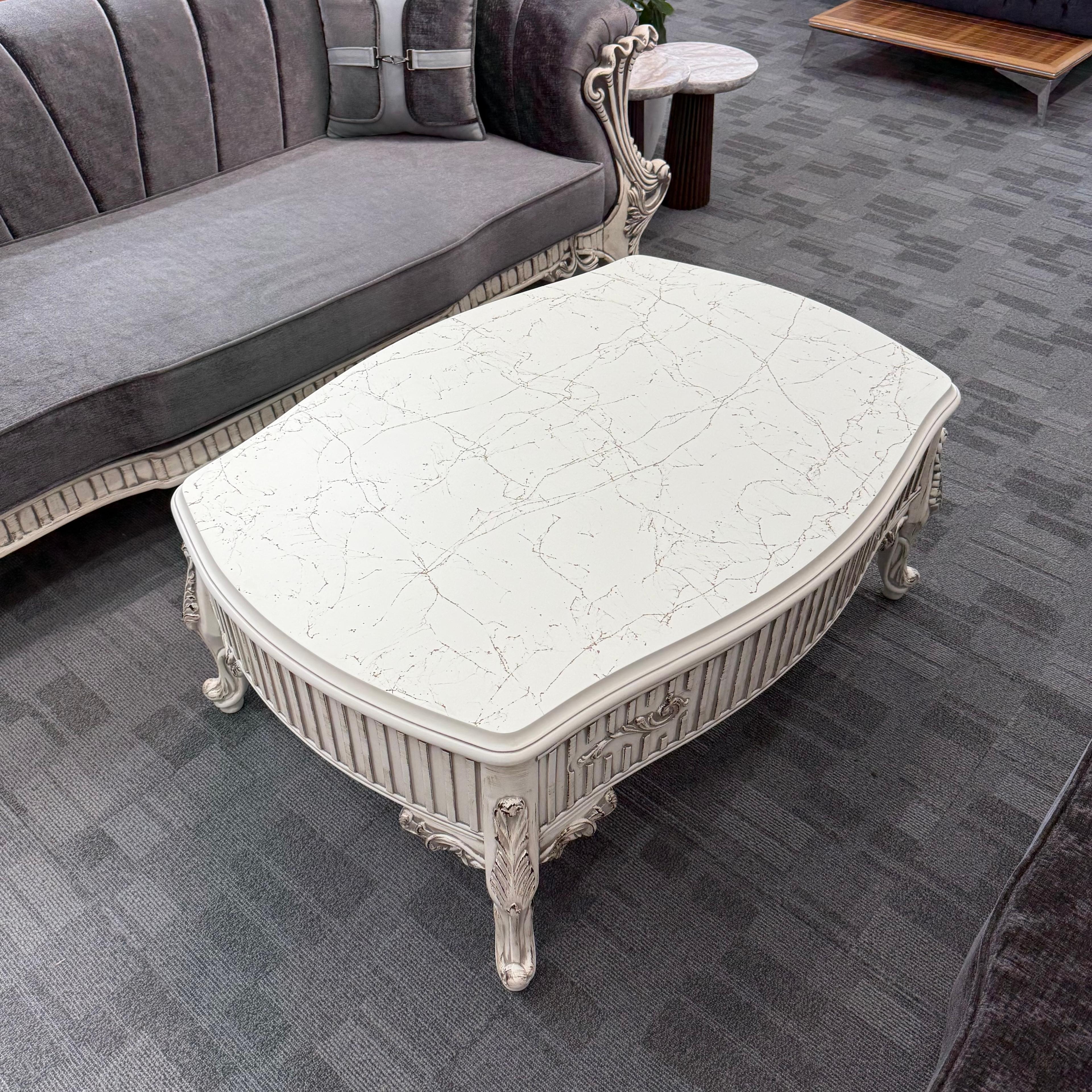 Classico- Hand Carved Vintage-Style Sofa Set