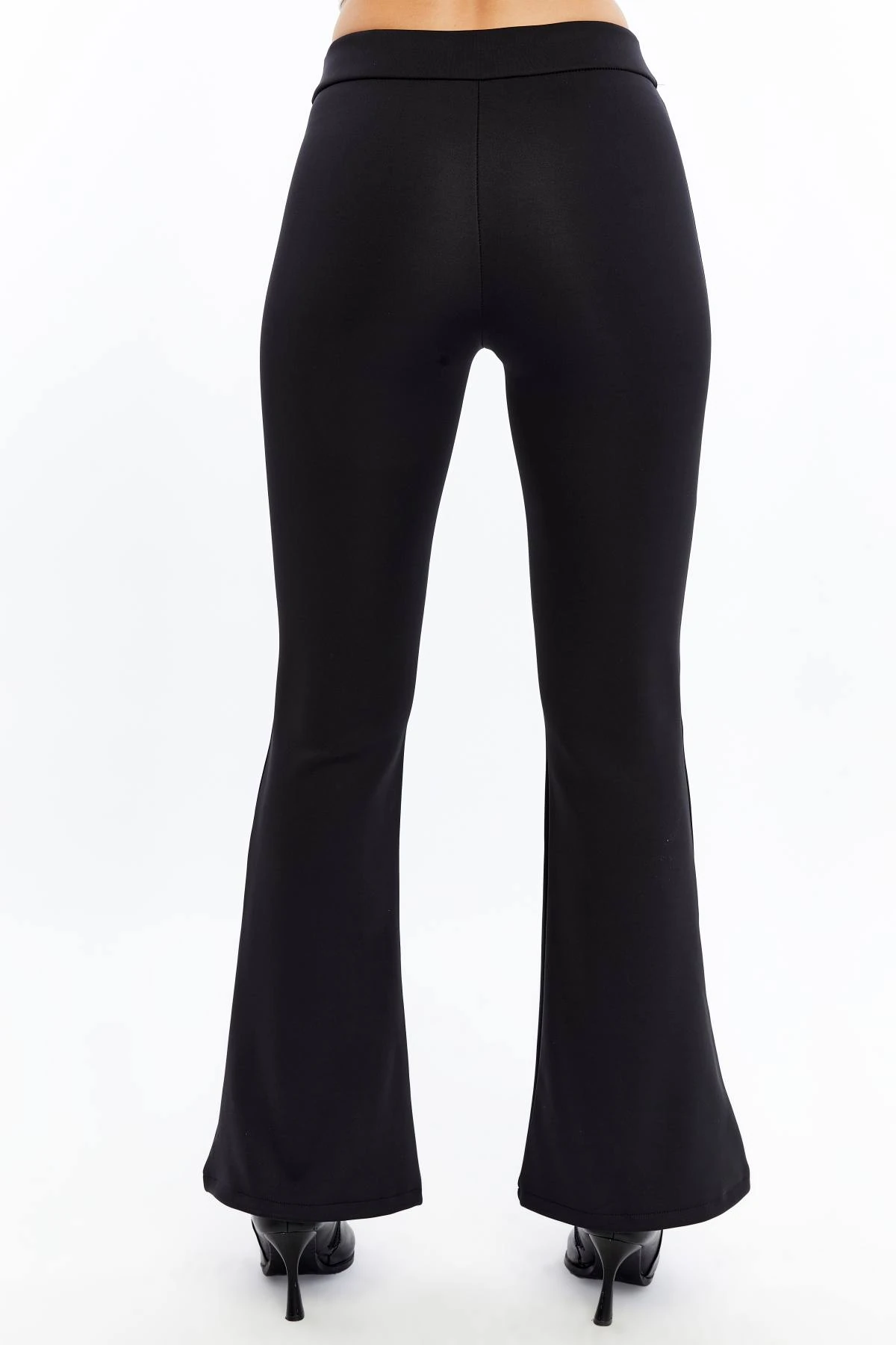 Kadın Yüksek Bel İspanyol Paça Tayt - Pantolon