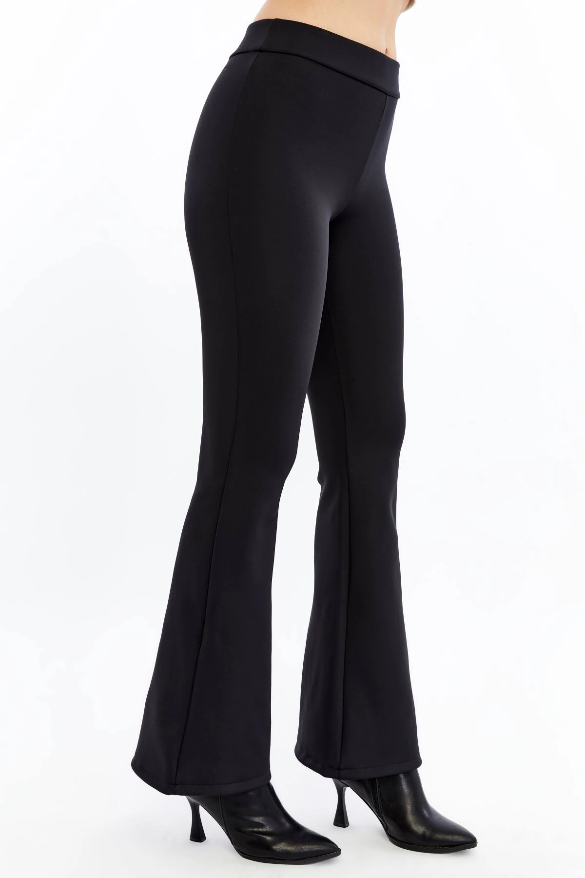 Kadın Yüksek Bel İspanyol Paça Tayt - Pantolon