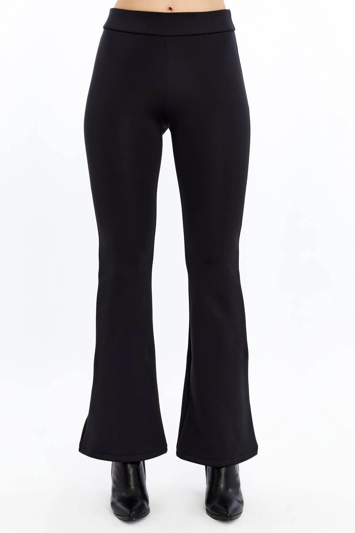 Kadın Yüksek Bel İspanyol Paça Tayt - Pantolon