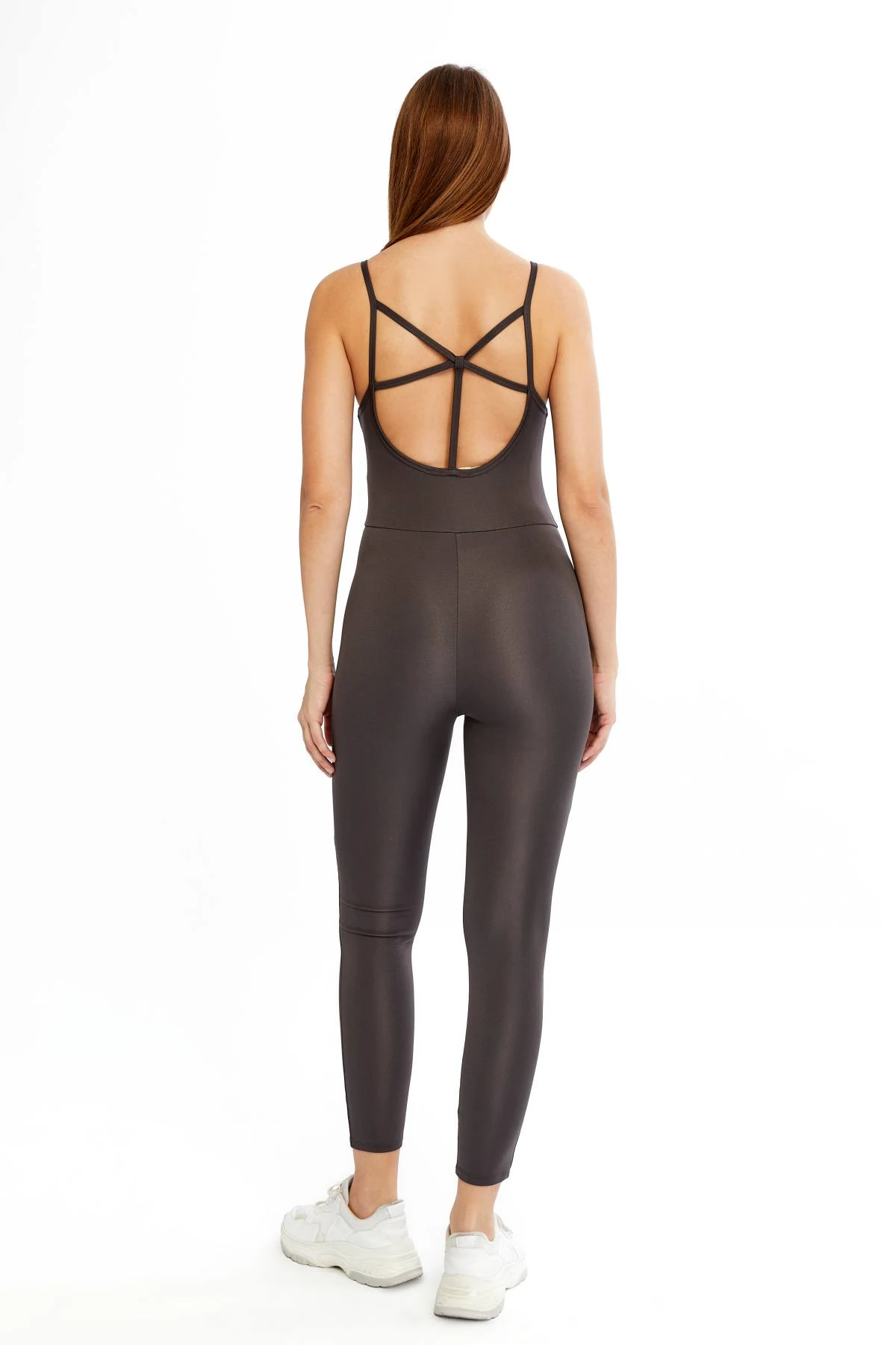 Kadın Sırtı Açık Spor Comfortlux Uzun Tulum