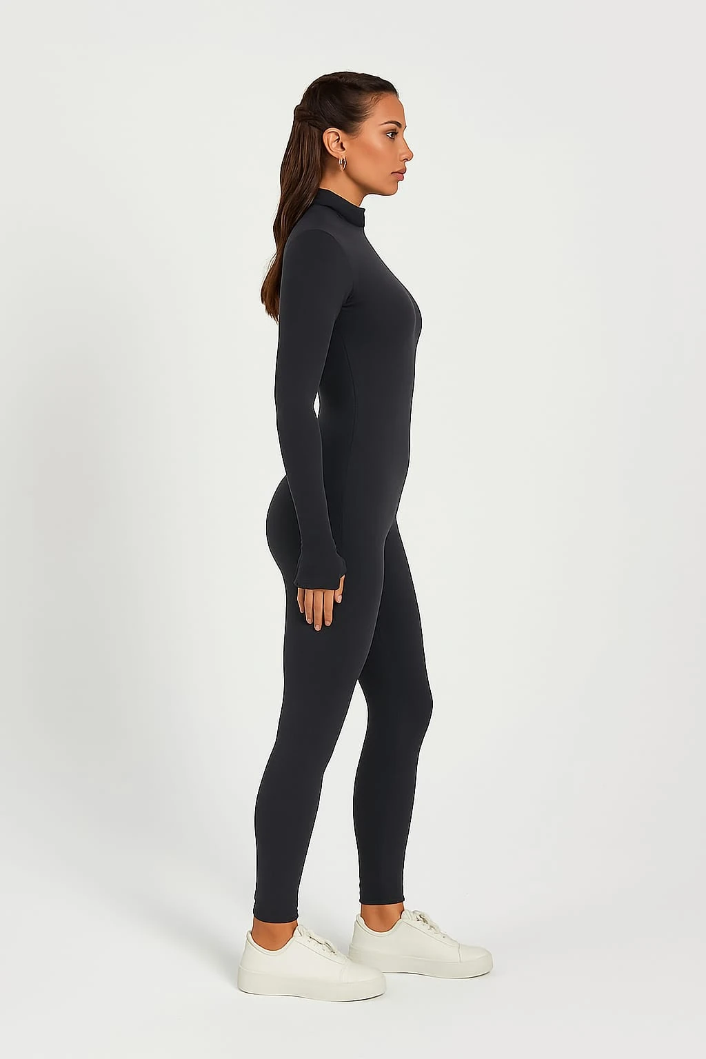 Vücuda Oturan Performans Tulumu - antrasit