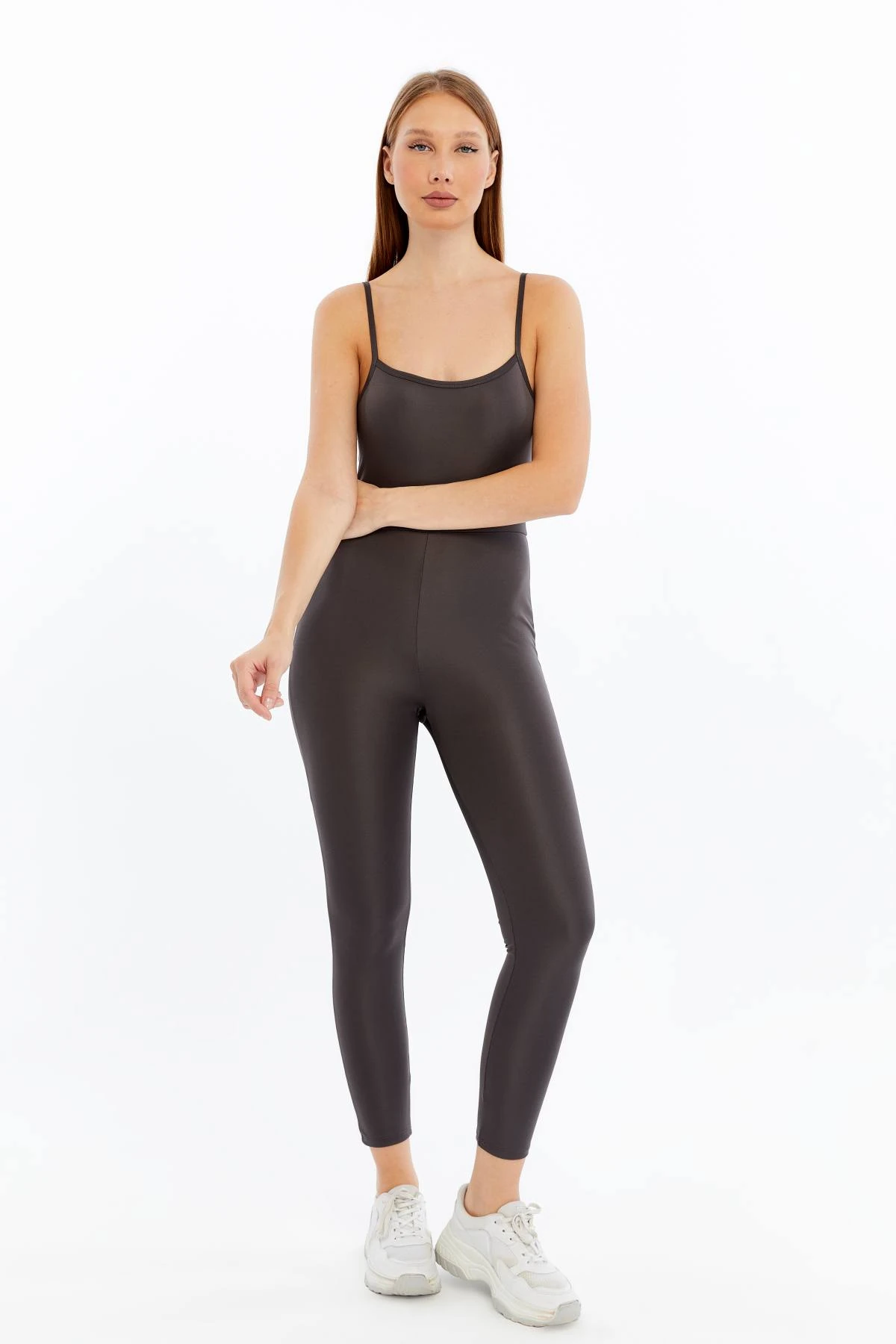 Kadın Sırtı Açık Spor Comfortlux Uzun Tulum