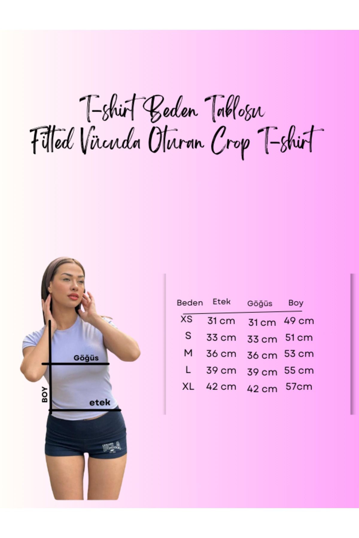 Fitted/vücuda Oturan Crop T-shirt