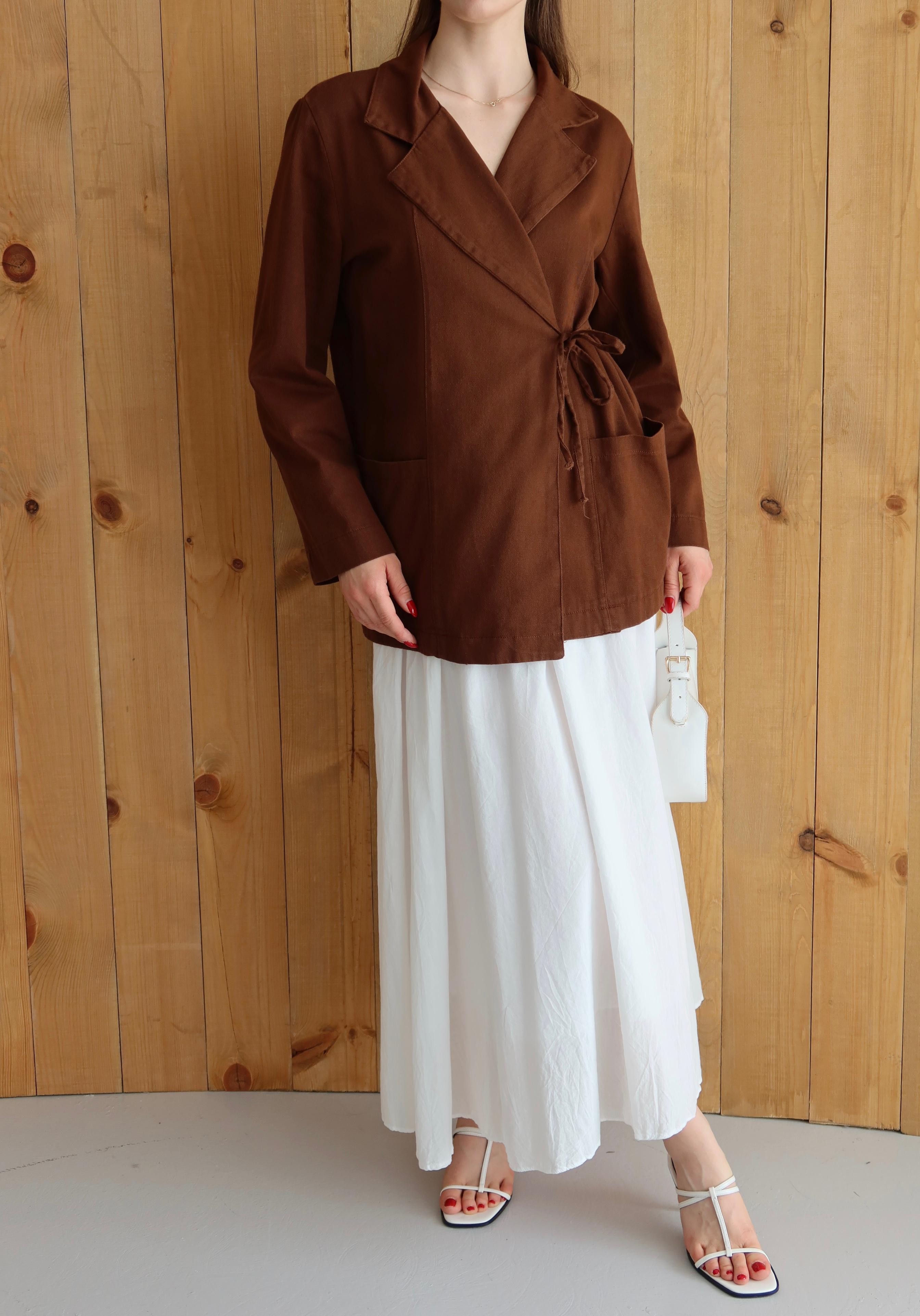 Zemura Düğüm Detay Gabardin Ceket TNS-4331