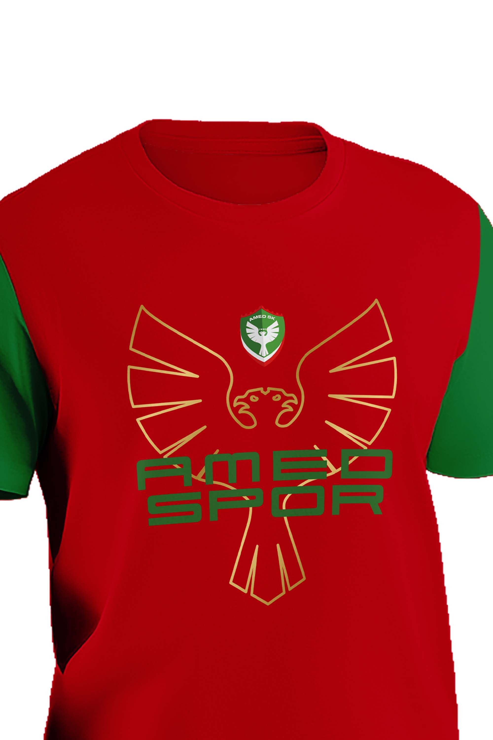 PAMUKLU T-SHIRT KOLLARI YEŞİL