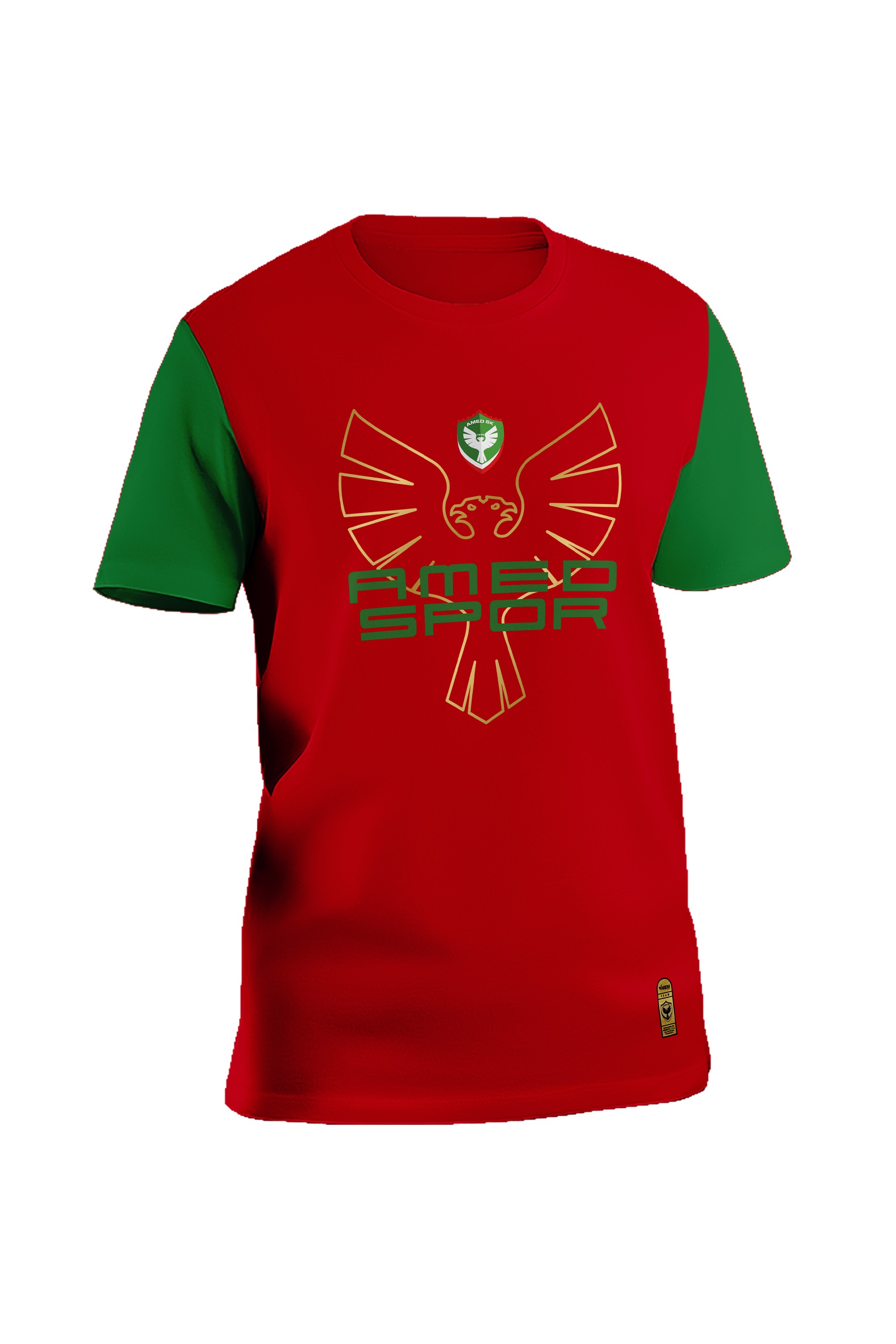 PAMUKLU T-SHIRT KOLLARI YEŞİL