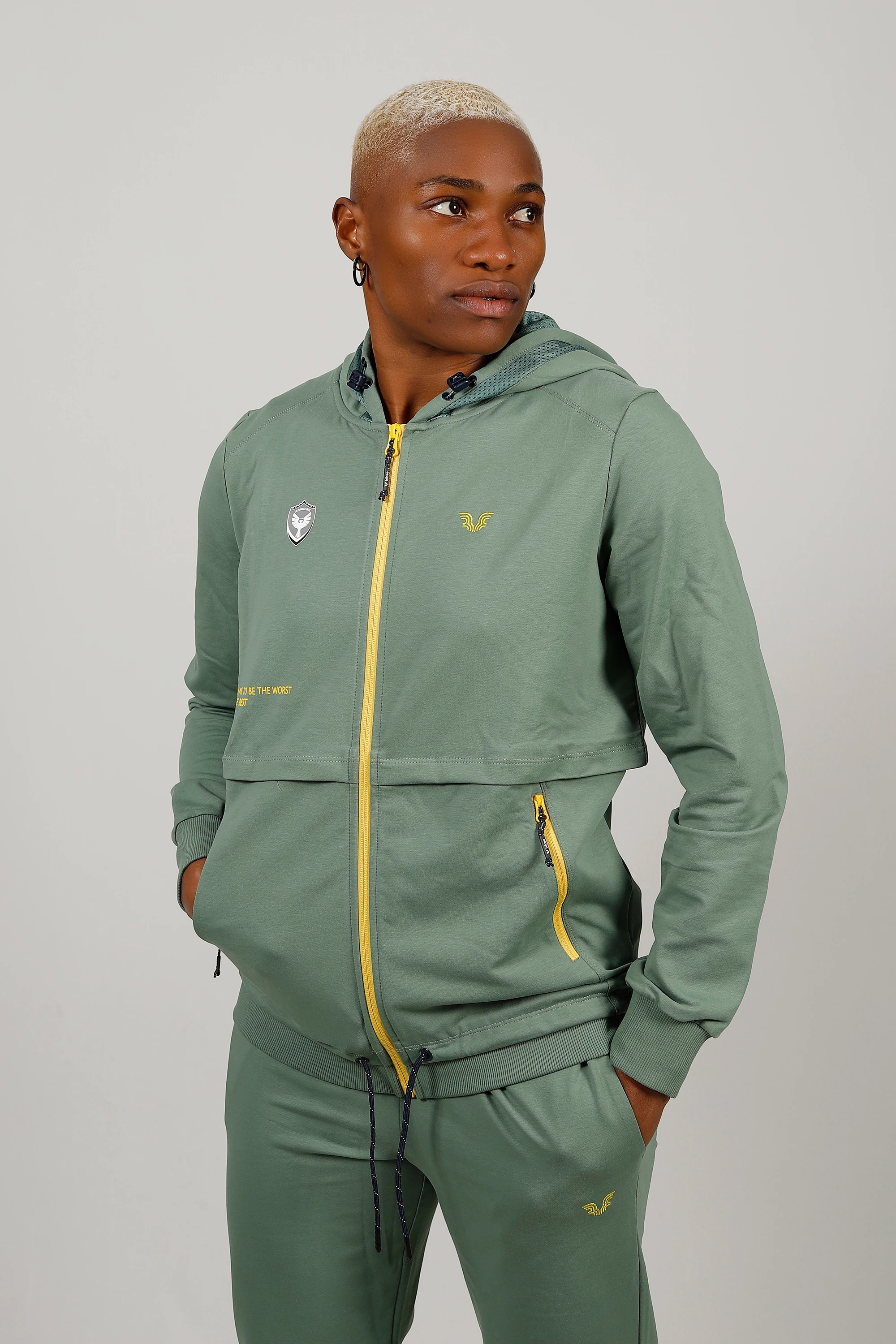 Bilcee Kadın Kapüşonlu Pamuklu Eşofman Takım