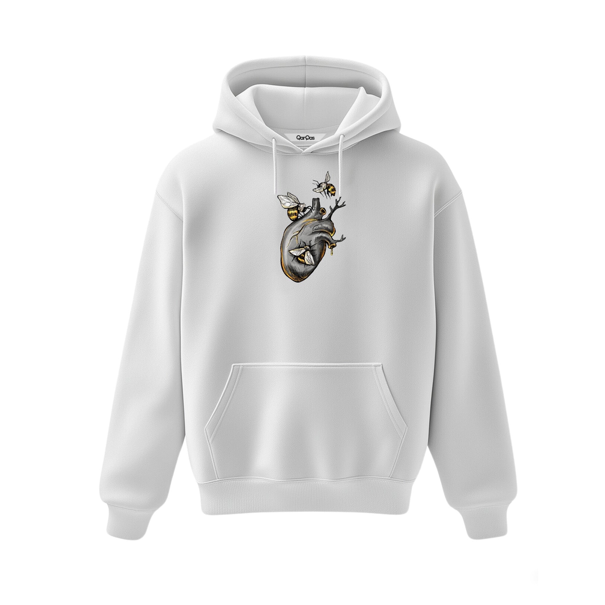 Heart and Bee - Hoodie