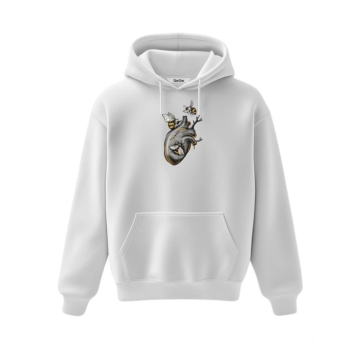 Heart and Bee - Hoodie