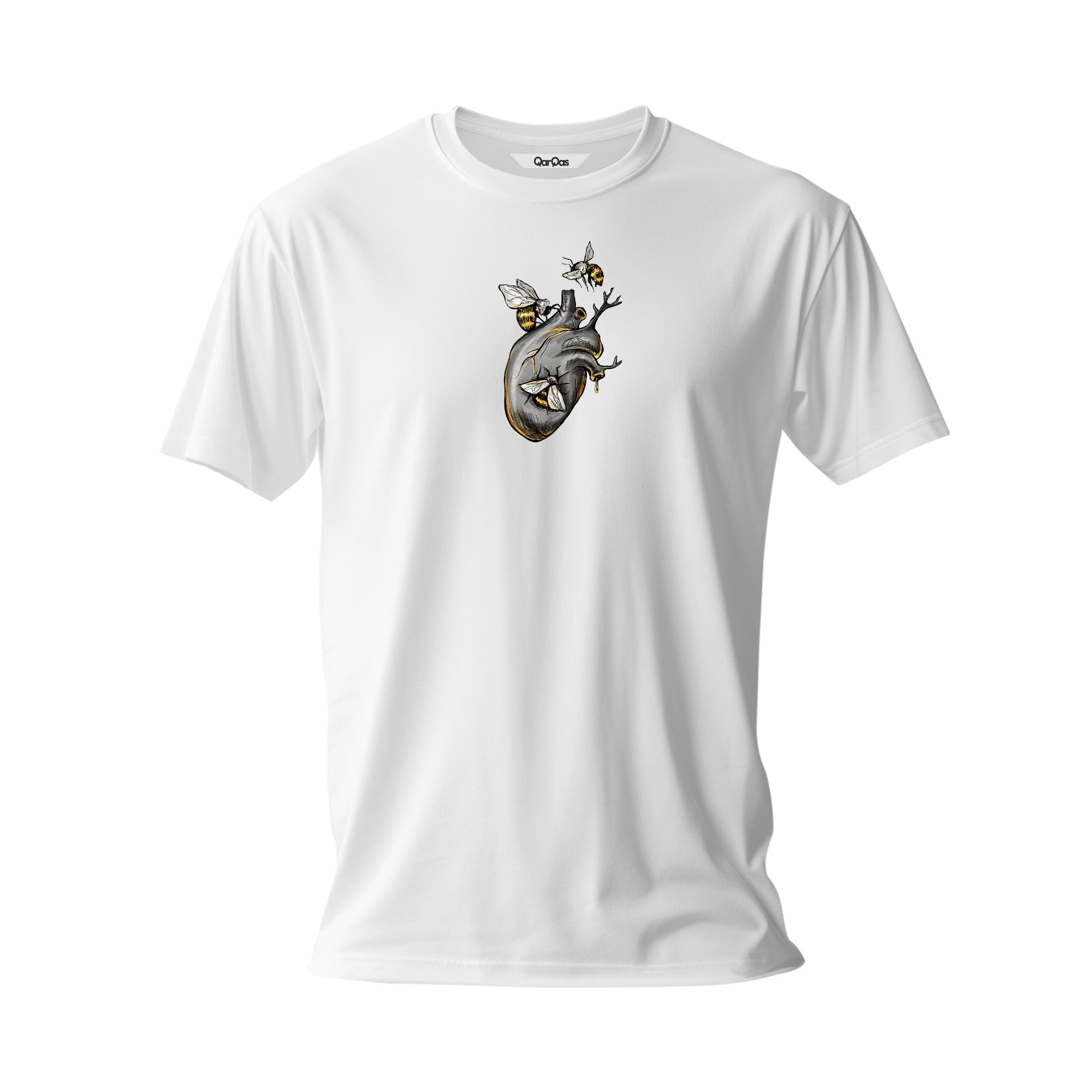 Heart and Bee - Regular T-Shirt