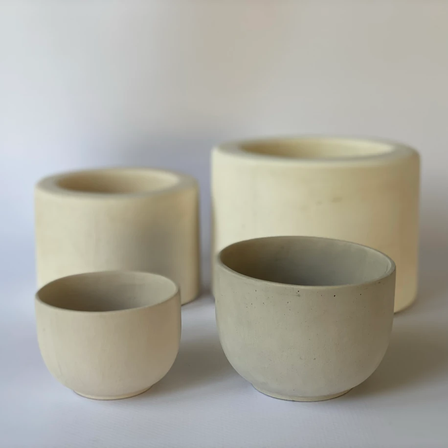 LSET-001 — OVAL KUPA VE FİNCAN SETİ ALÇI KALIPLARI