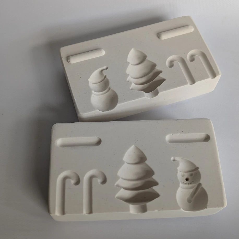 LCH-005 — YILBAŞI AĞACI - KARDAN ADAM - ŞEKER BASTONU CHARM ALÇI KALIBI