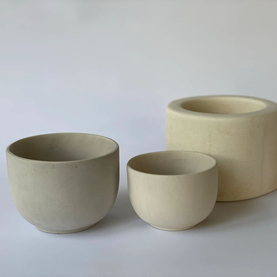 LSET-001 — OVAL KUPA VE FİNCAN SETİ ALÇI KALIPLARI