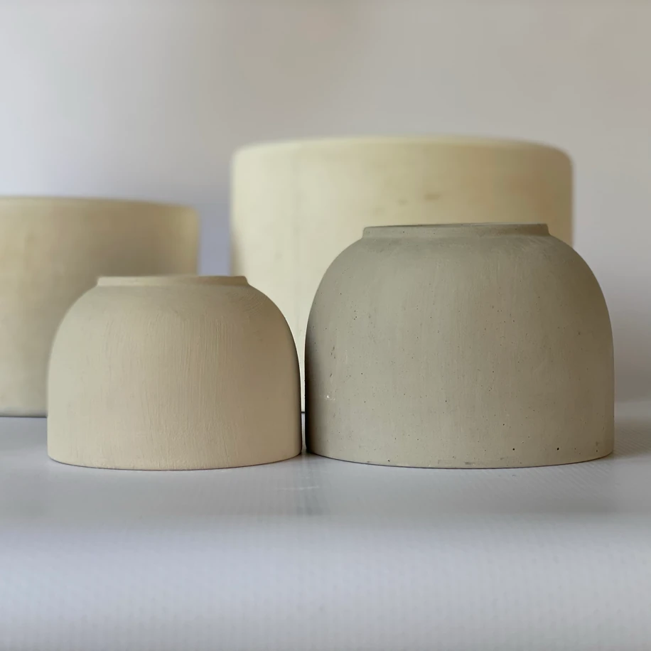 LSET-001 — OVAL KUPA VE FİNCAN SETİ ALÇI KALIPLARI