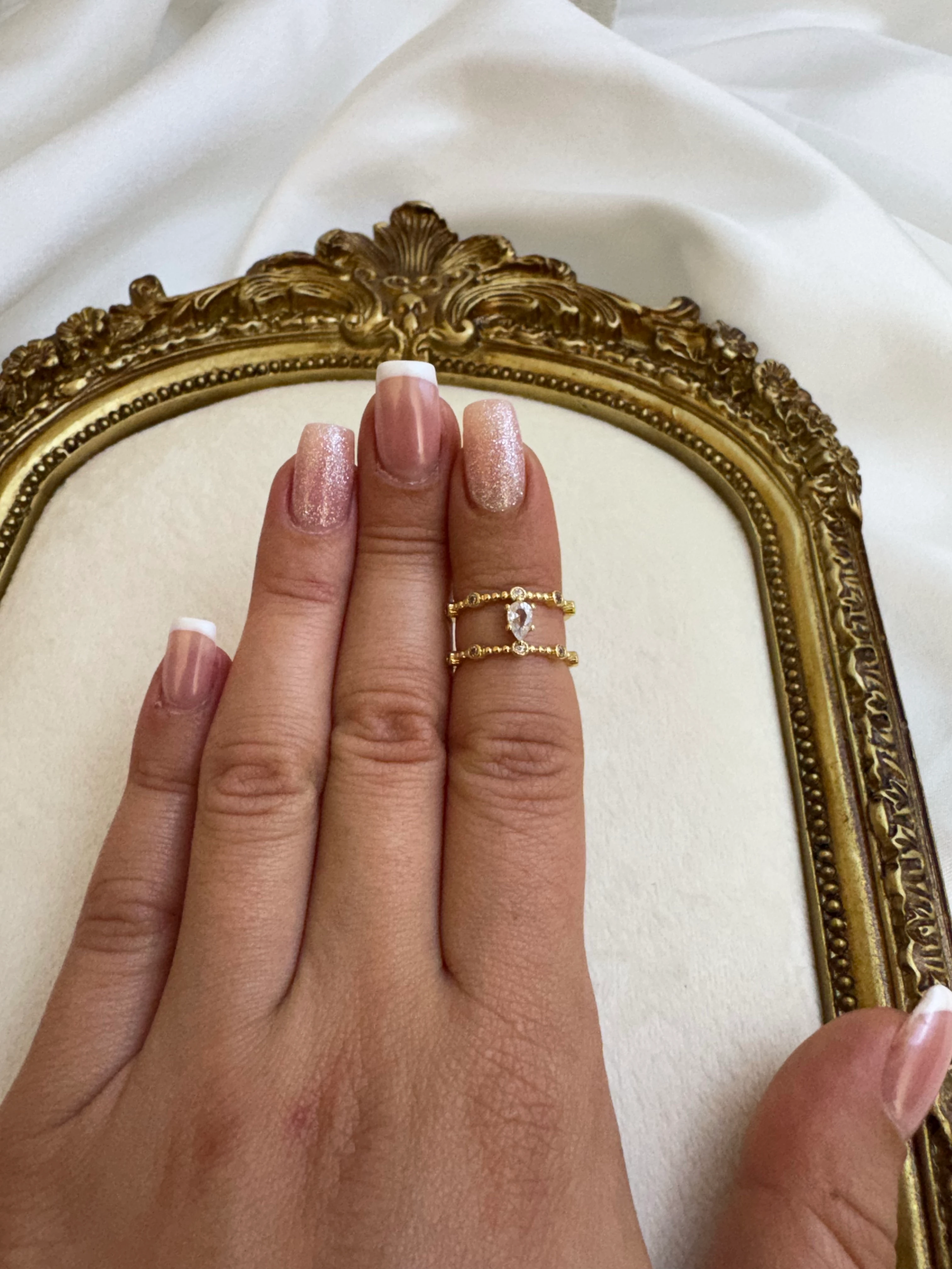 İkili Taşlı Eklem Yüzük