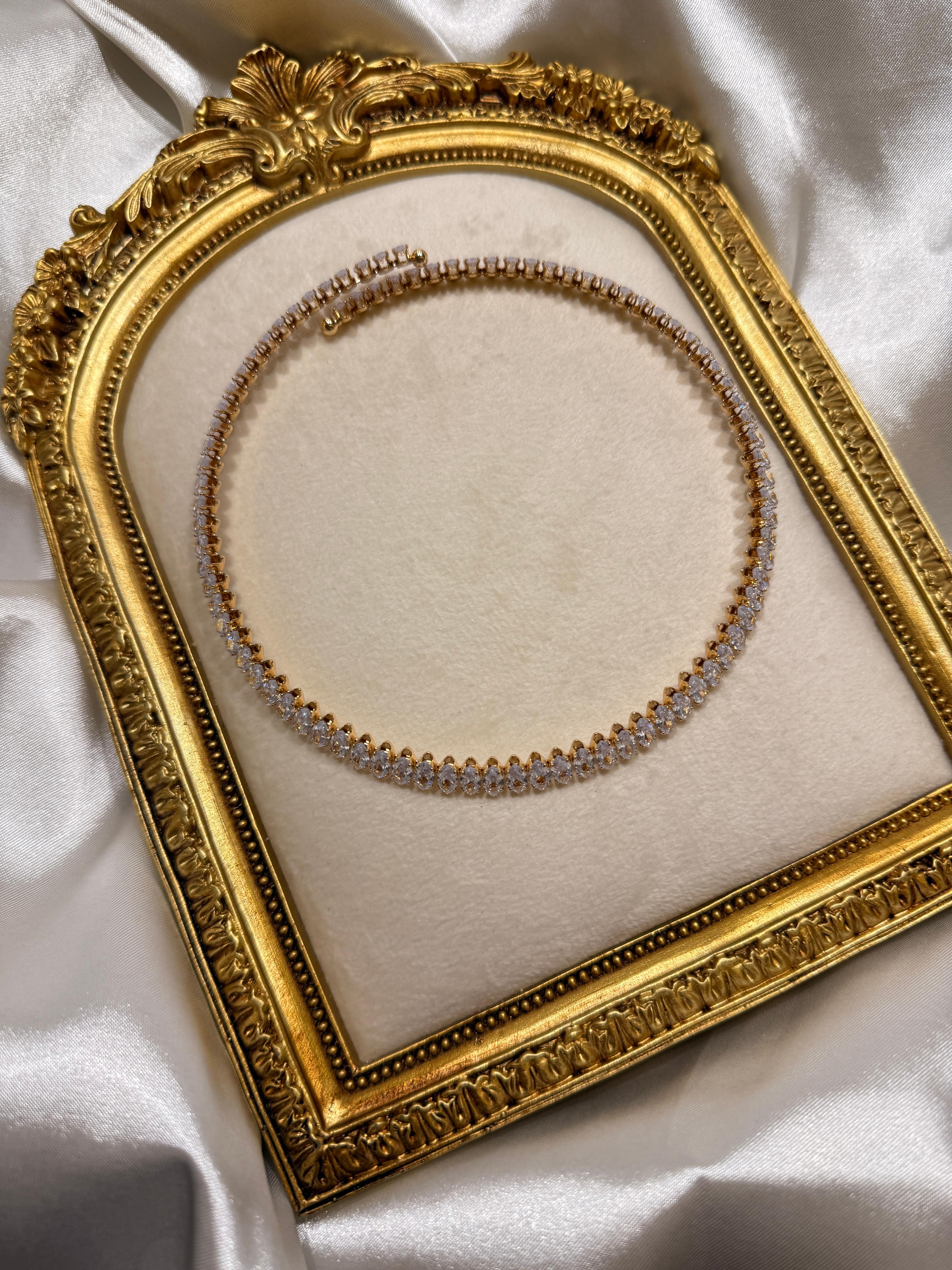 Taşlı Choker Kolye