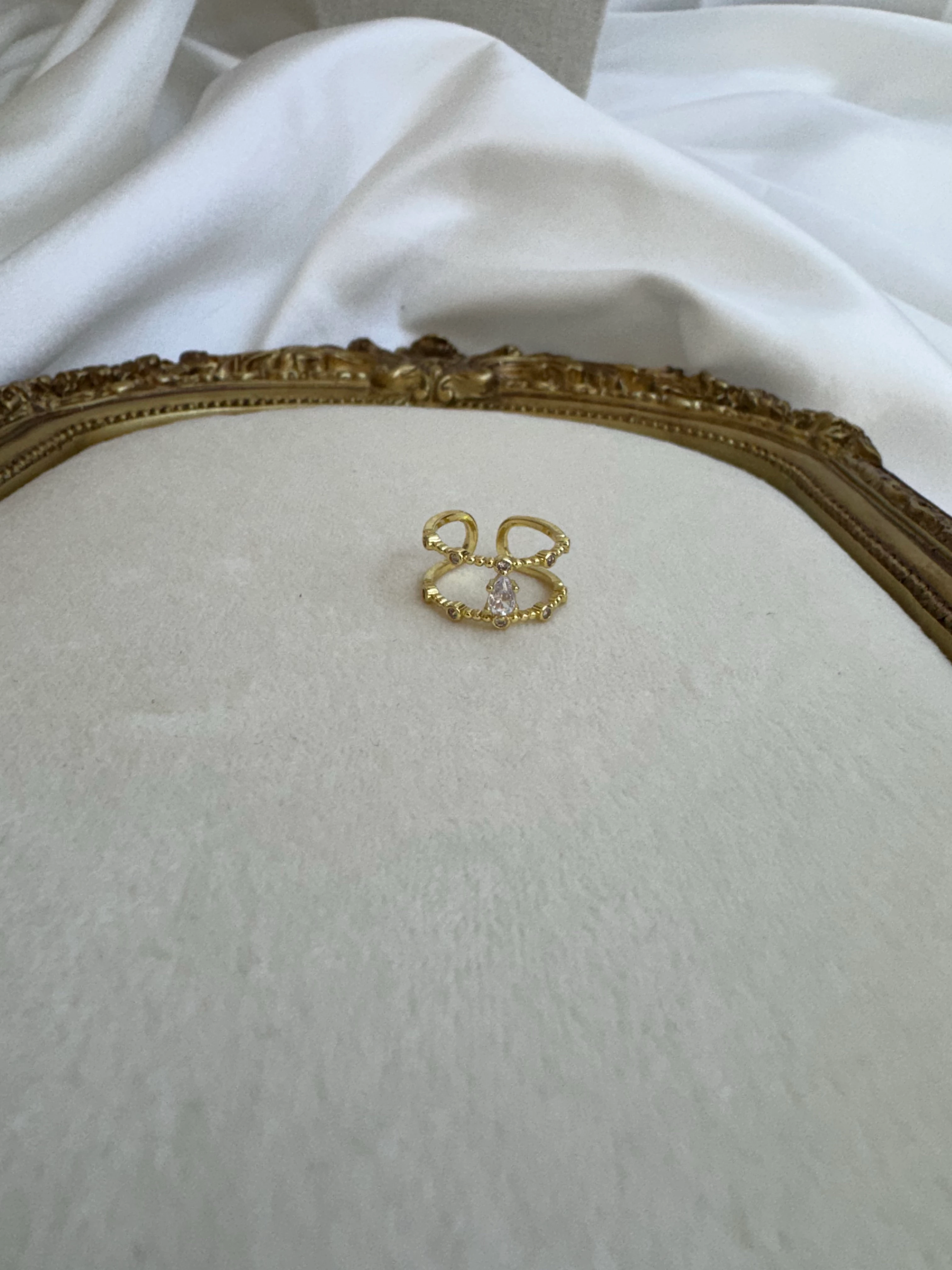 İkili Taşlı Eklem Yüzük