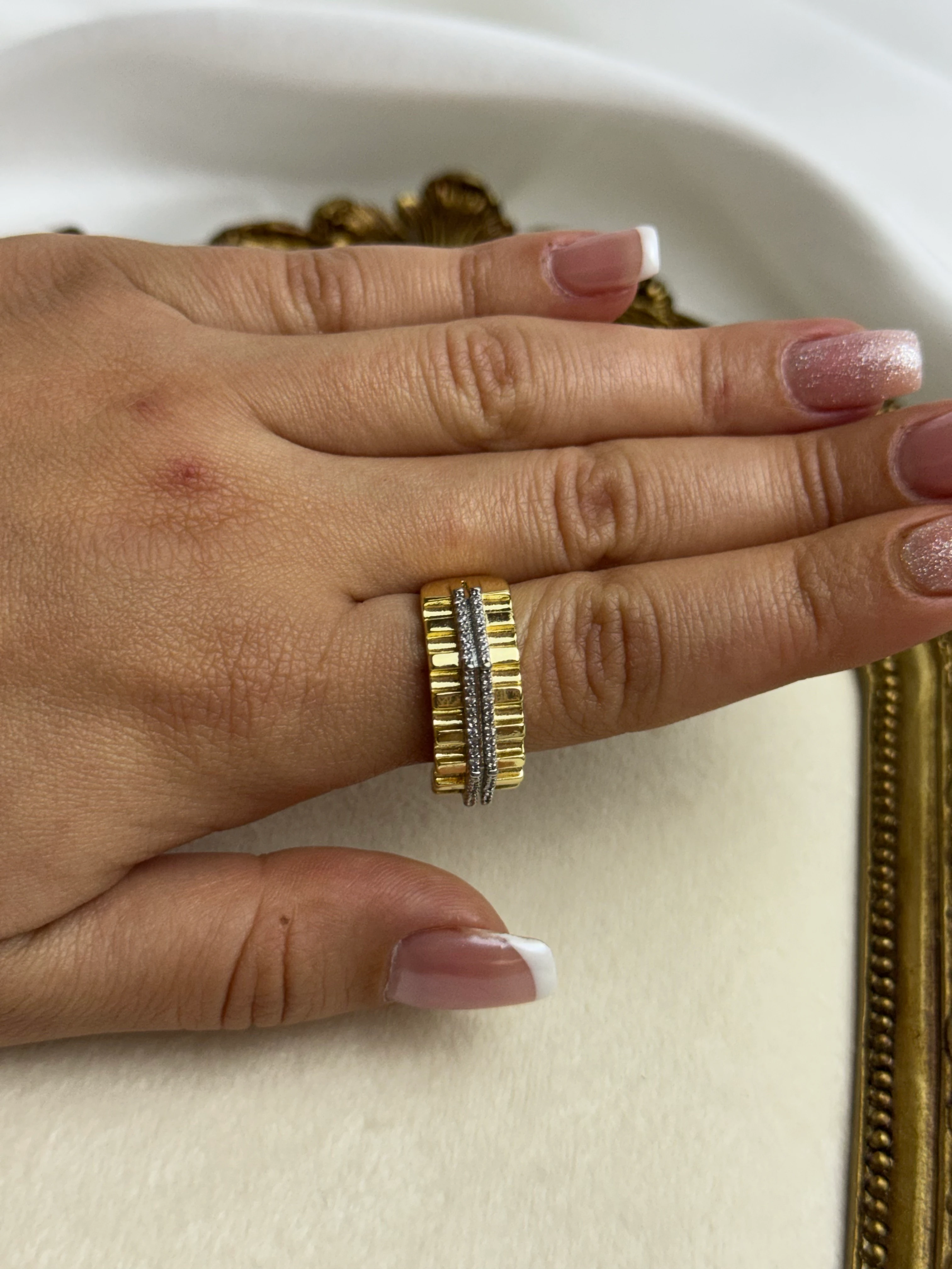 Dikdörtgen Taş Yüzük