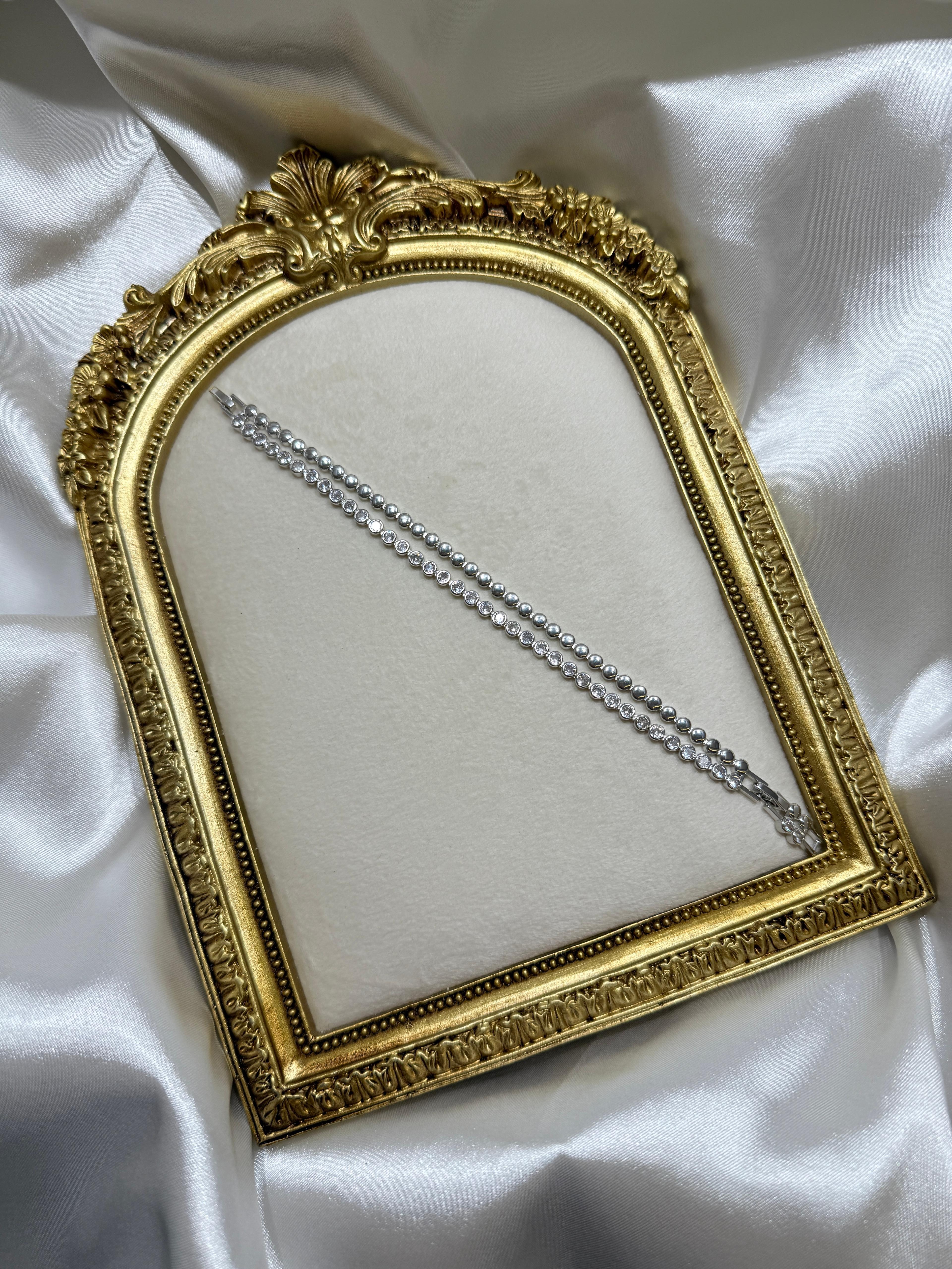 Silver Taşlı Bileklik