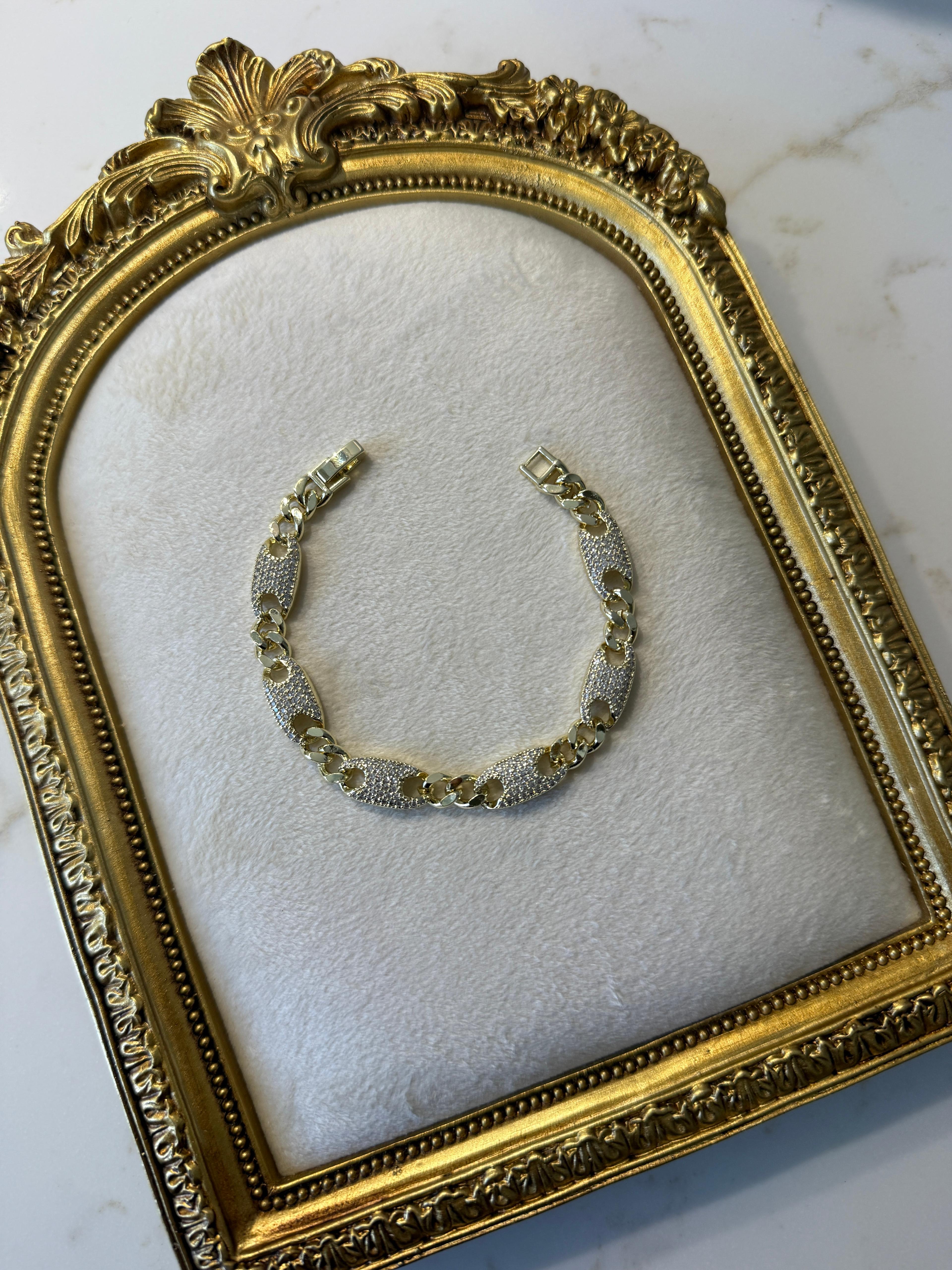 14 K Taşlı Kuyum Model Künye