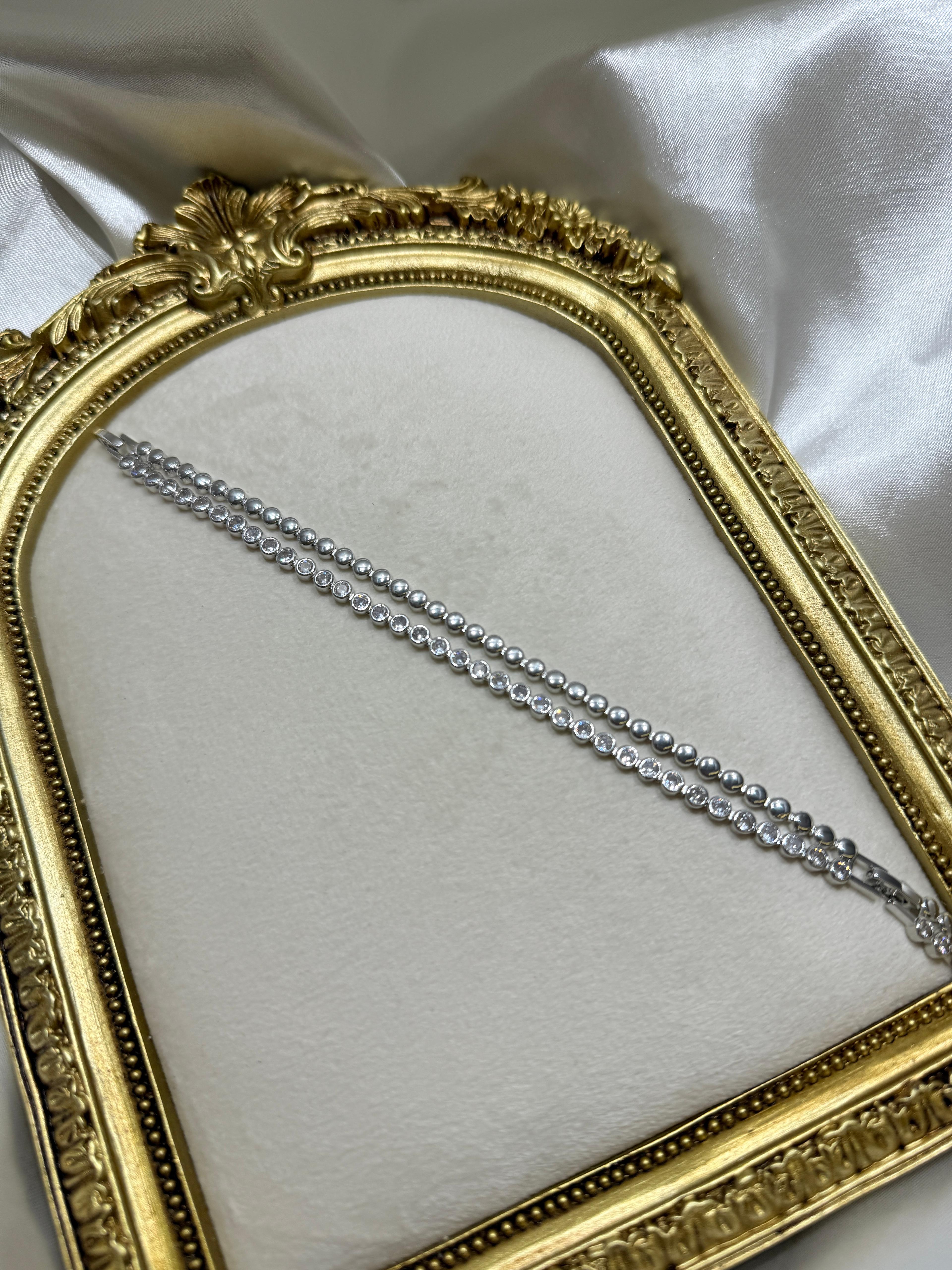 Silver Taşlı Bileklik