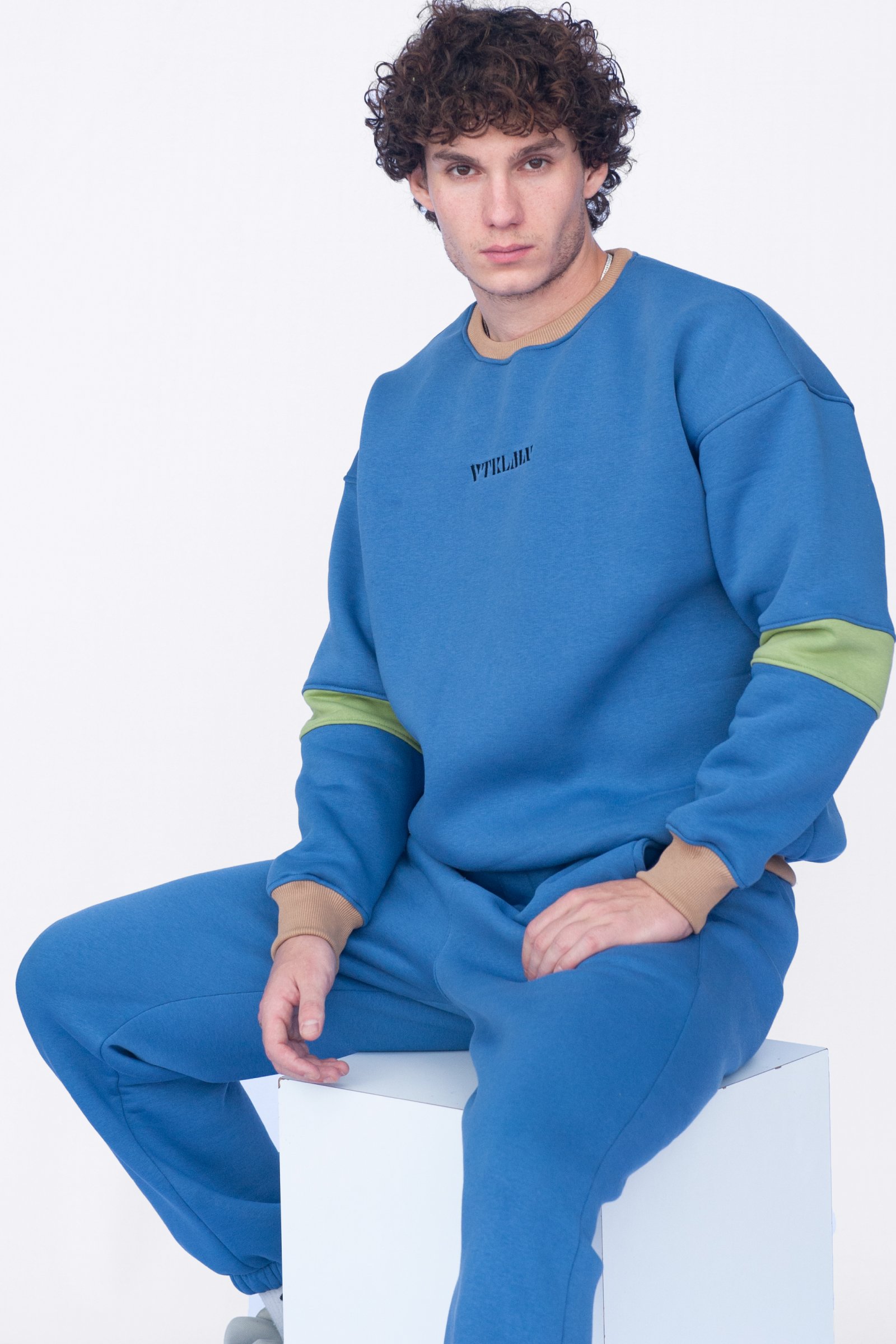 Kadın Erkek Renkli Oversize Sweatshirt