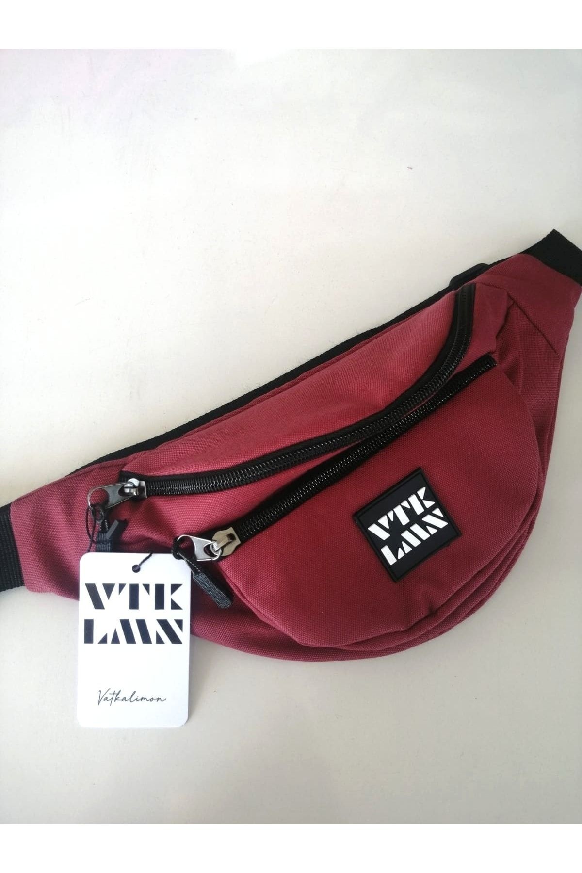 Unisex Omuz ve Bel Çantası - BORDO