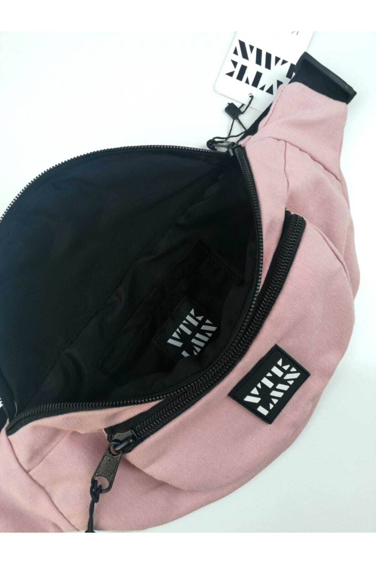 Unisex Omuz ve Bel Çantası - Pudra