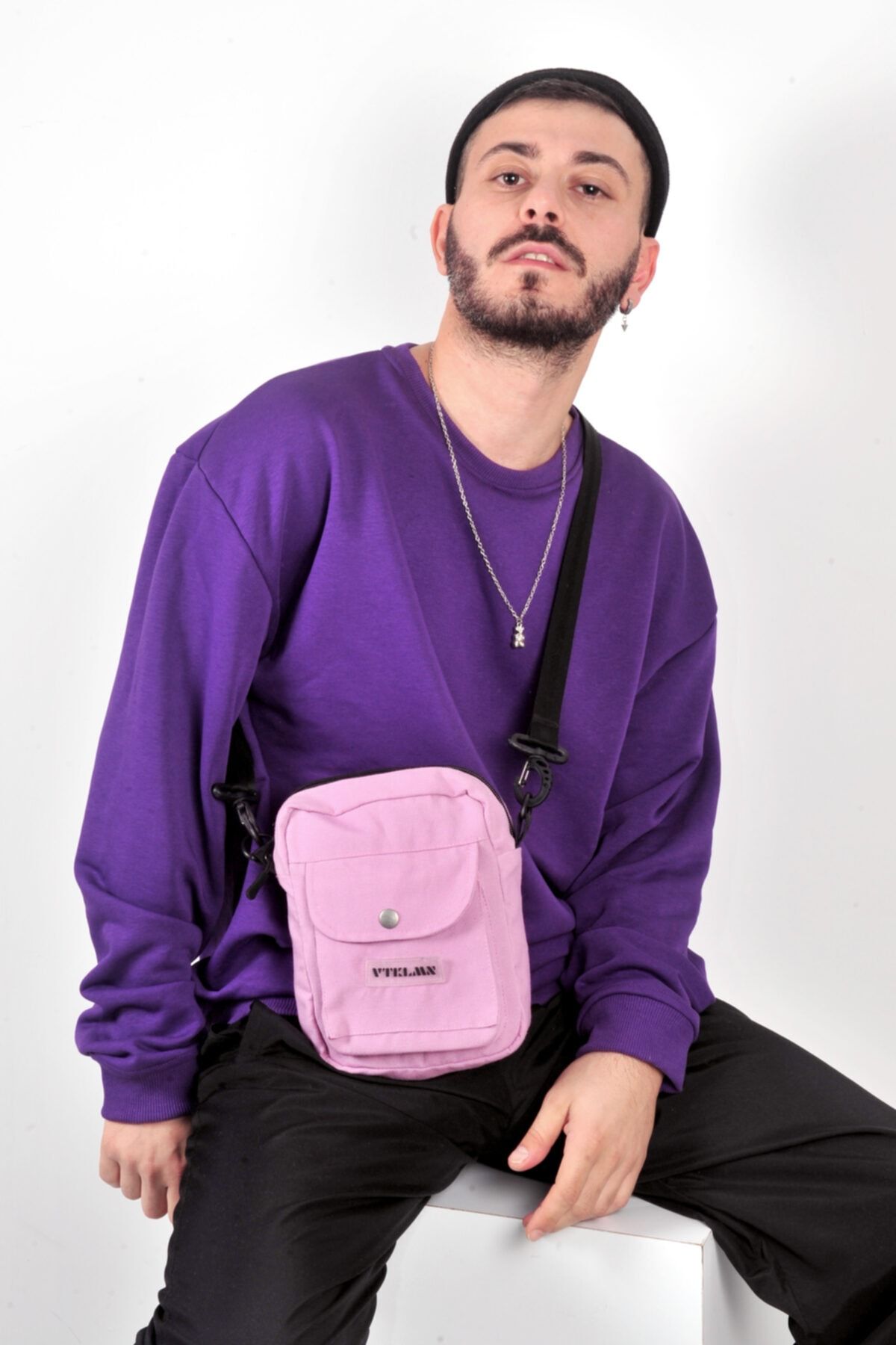 Askılı Omuz Çantası - Lilac
