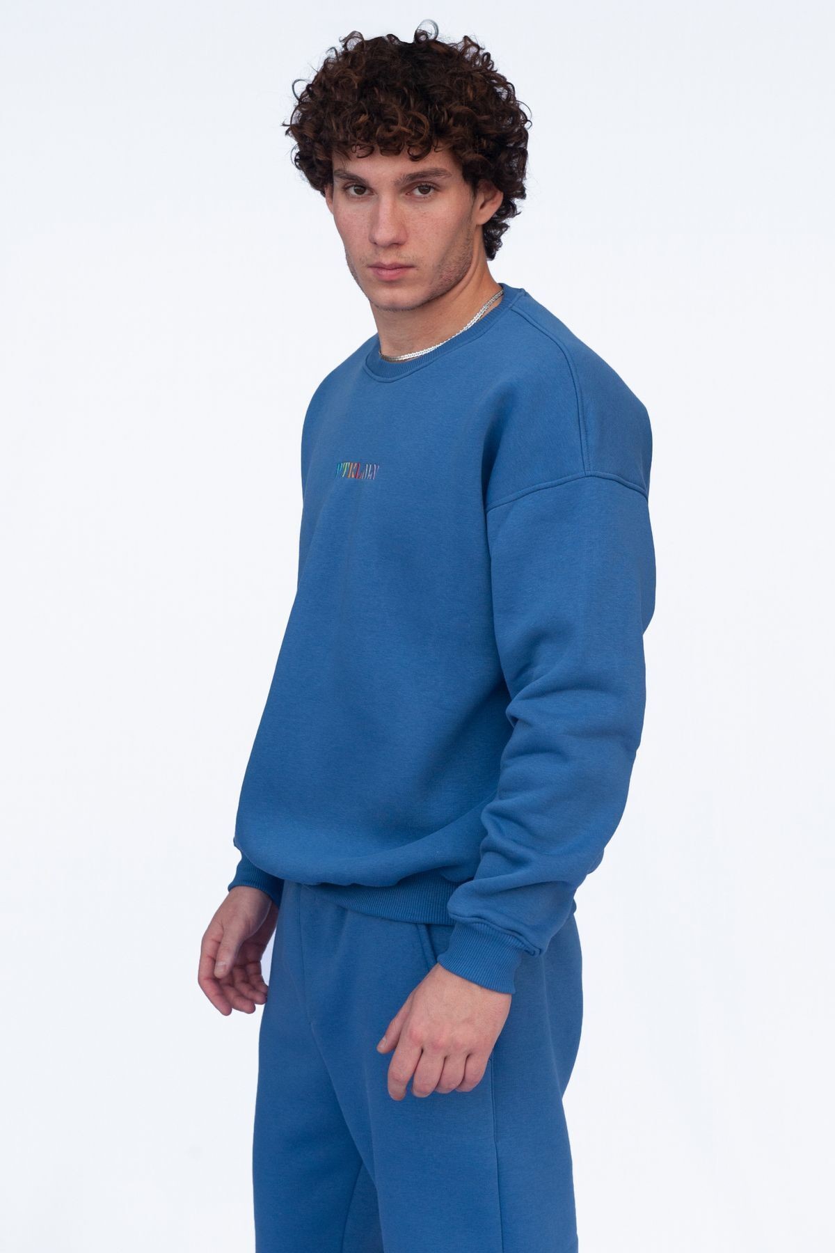 Unisex Oversize Sweatshirt - Lacivert