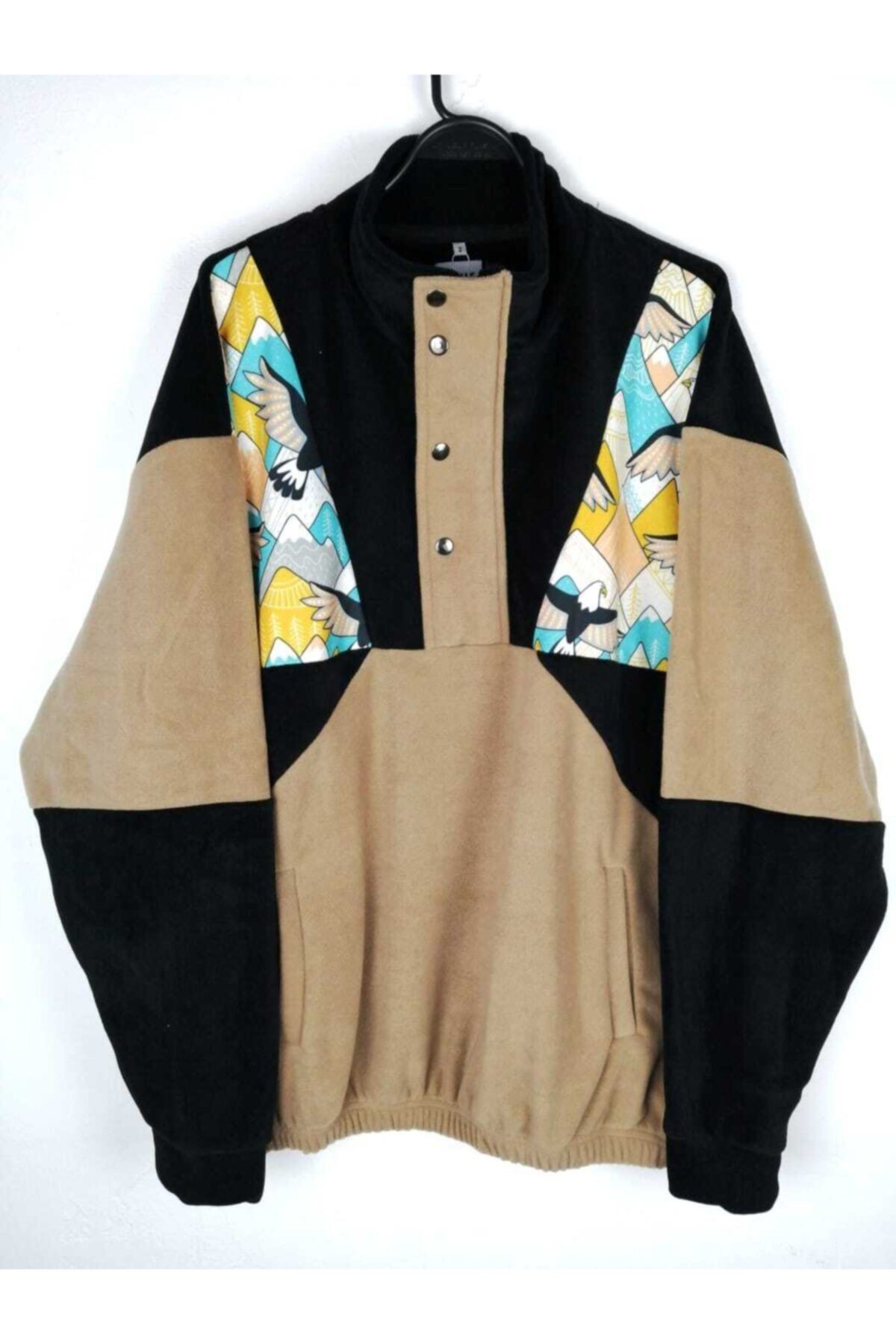 Kadın Erkek Yarım Fermuarlı Polar Sweatshirt