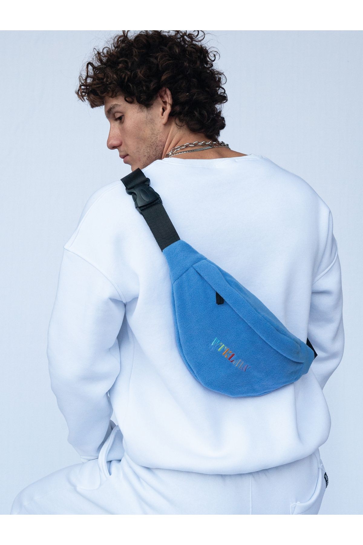 Unisex Polar Omuz Ve Bel Çantası - Blue