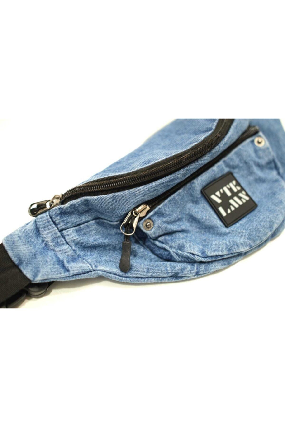 Denim Kot Omuz Ve Bel Çantası