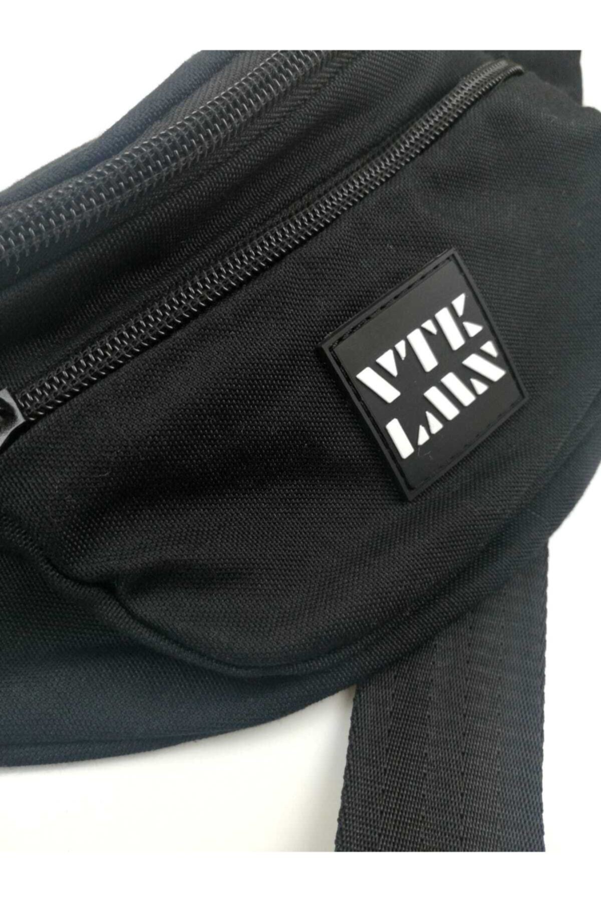 Unisex Omuz ve Bel Çantası - Siyah