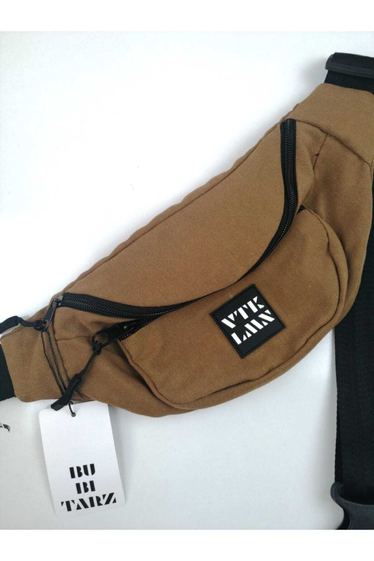 Unisex Omuz ve Bel Çantası - Kahverengi