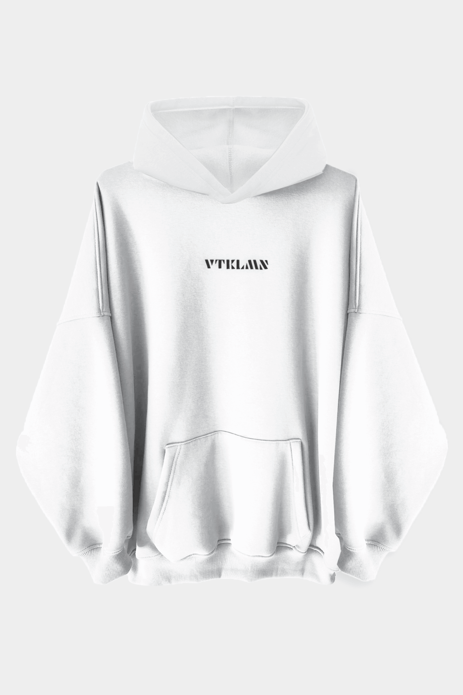 Hoodie Sweatshirt - Beyaz