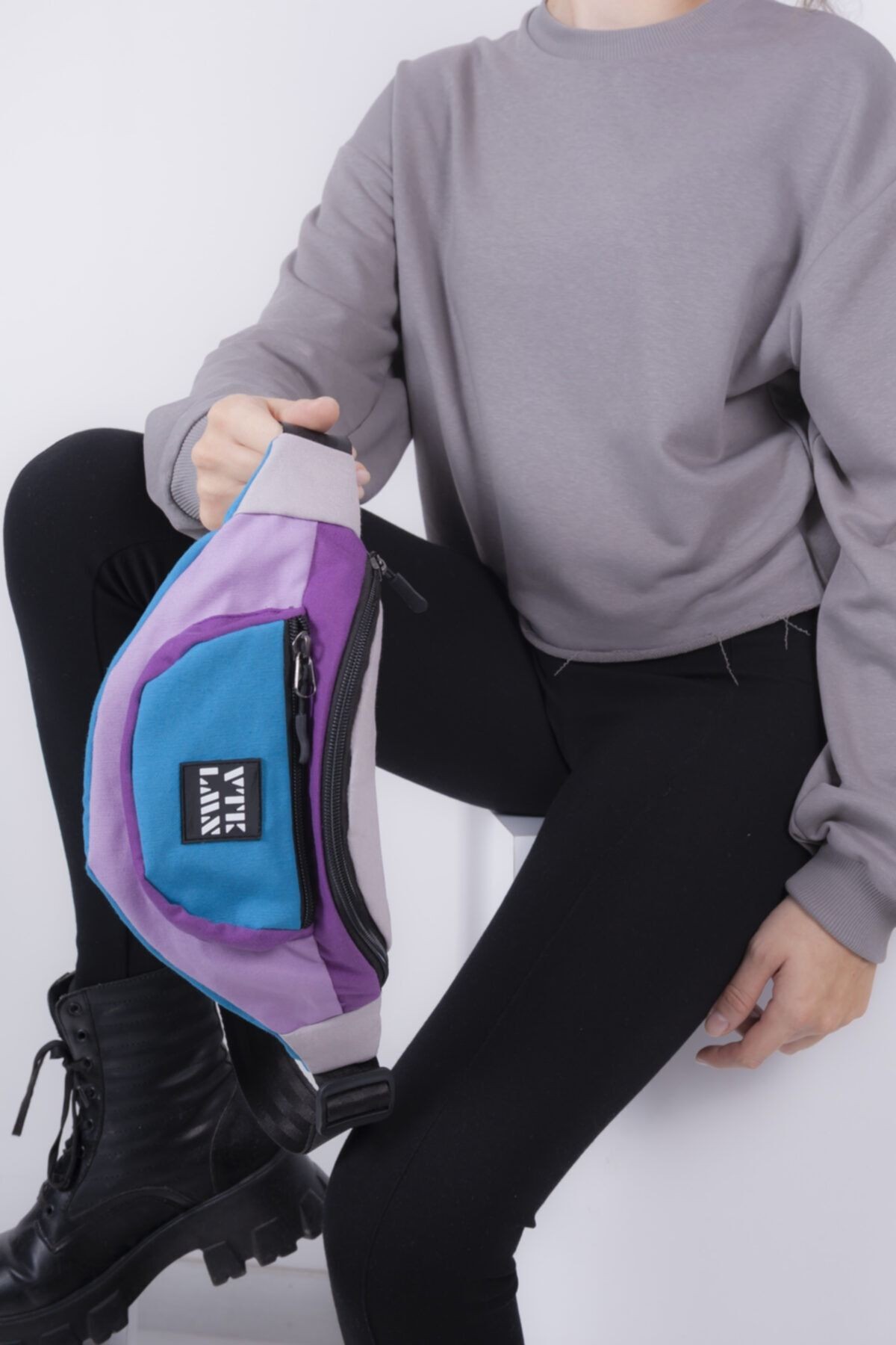 Unisex Omuz ve Bel Çantası - Renkli18