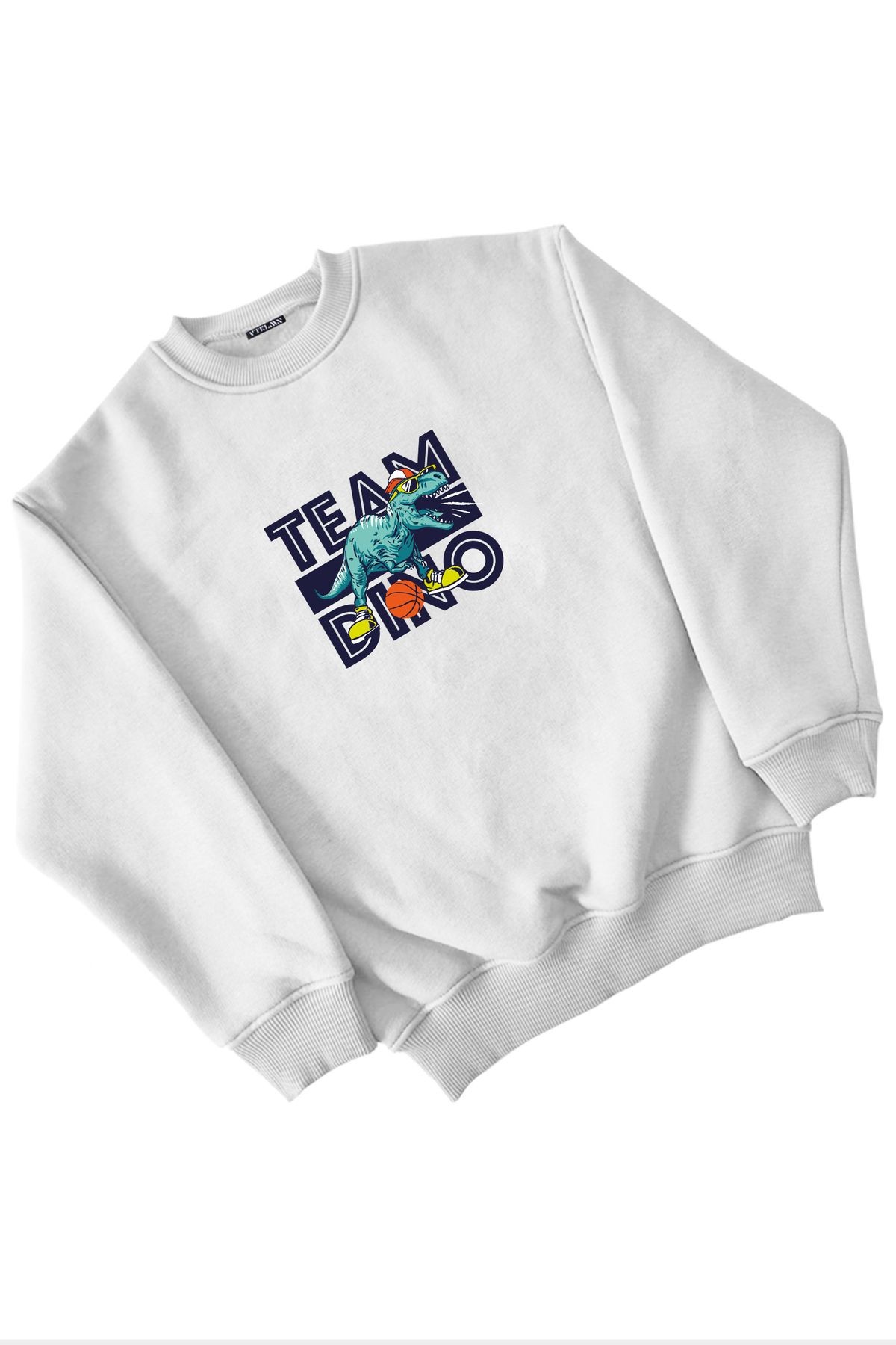 Team Dino Baskılı Kız Erkek Çocuk Sweatshirt