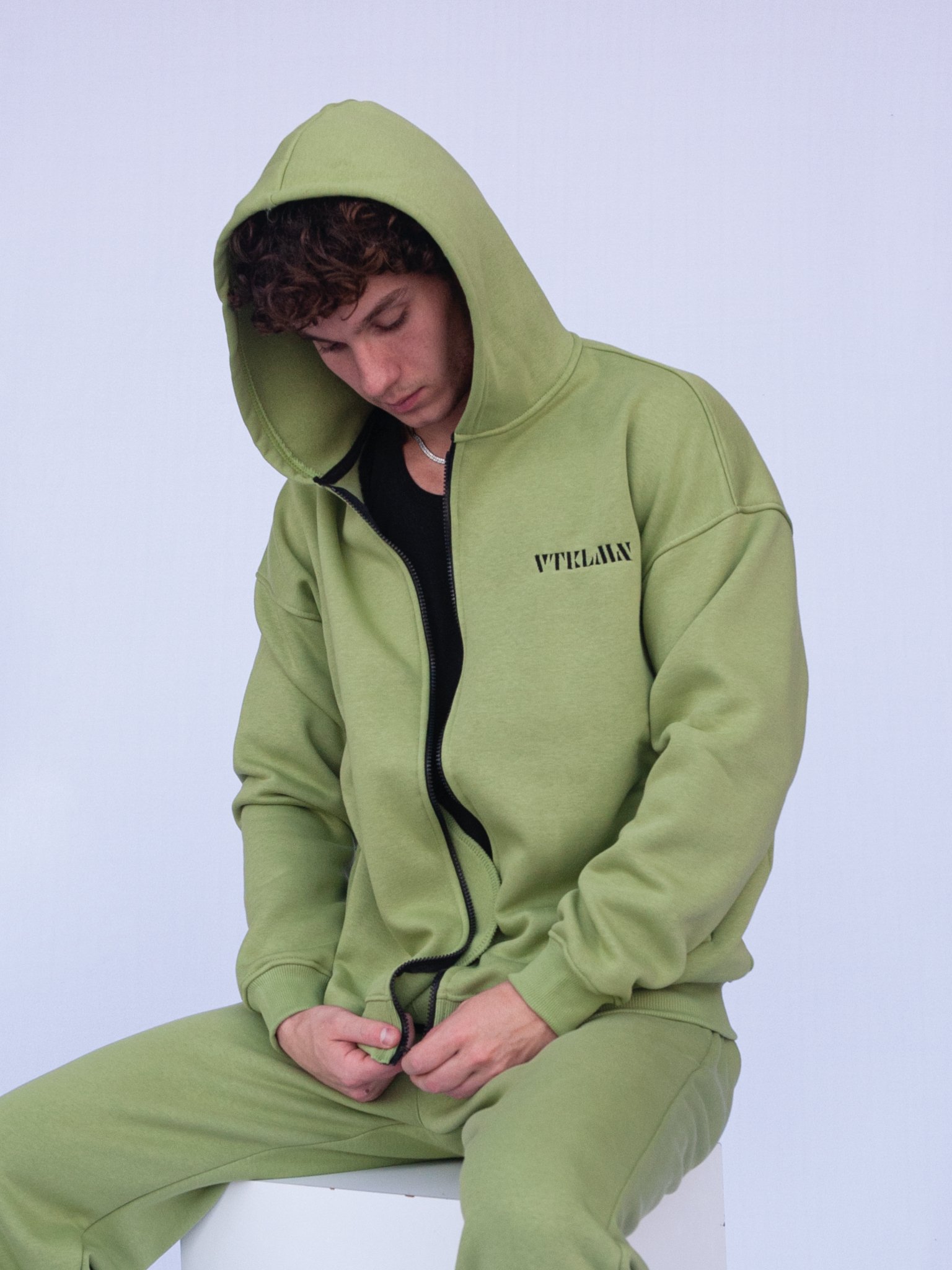 Sweatshirt - Hoodie Green