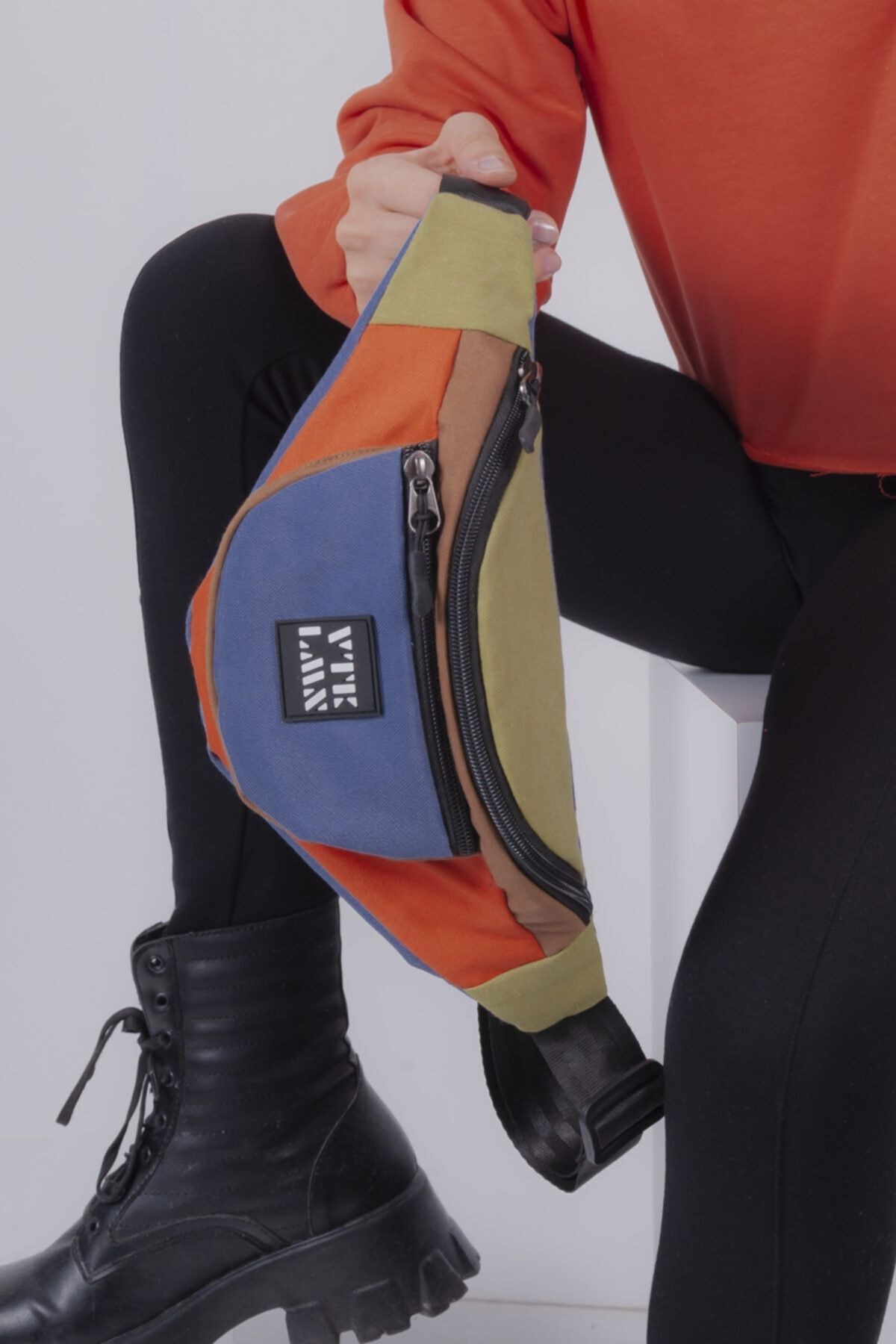 Unisex Omuz ve Bel Çantası - Renkli15