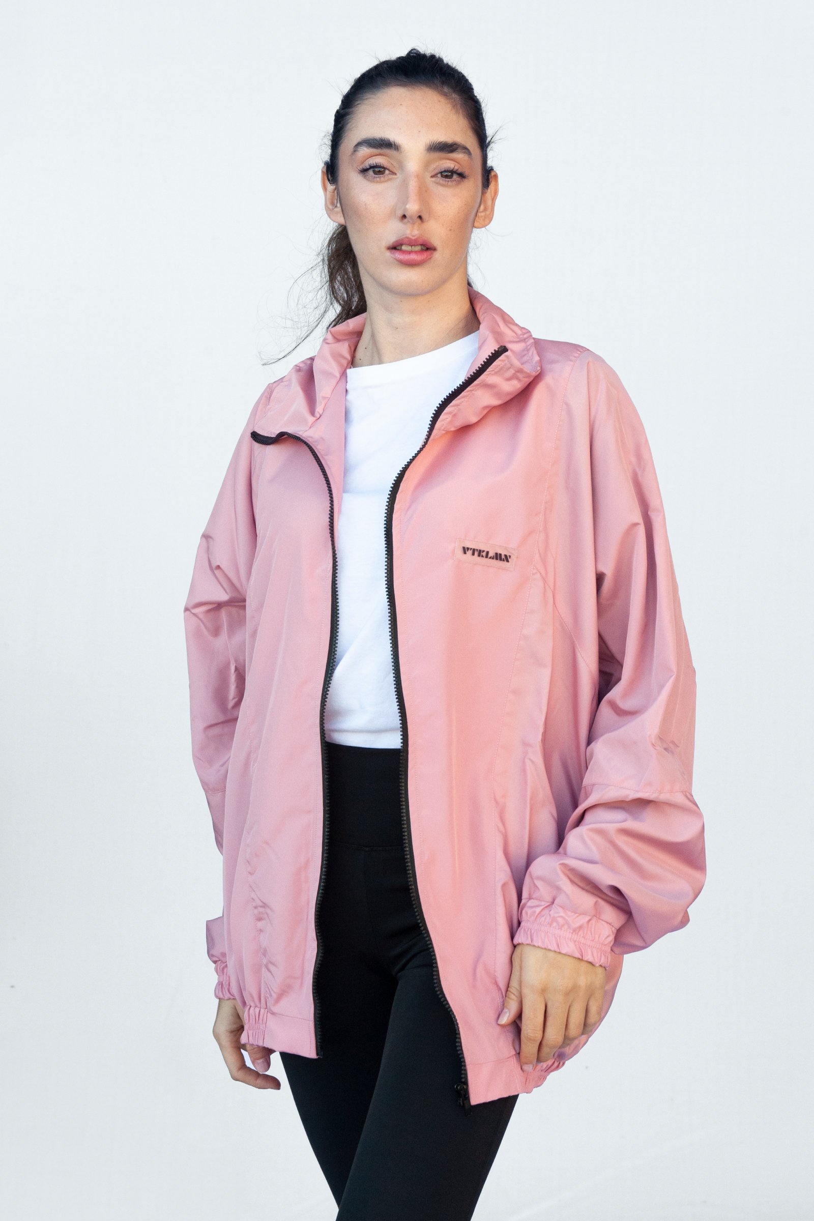 Unisex Bomber Ceket - Pembe