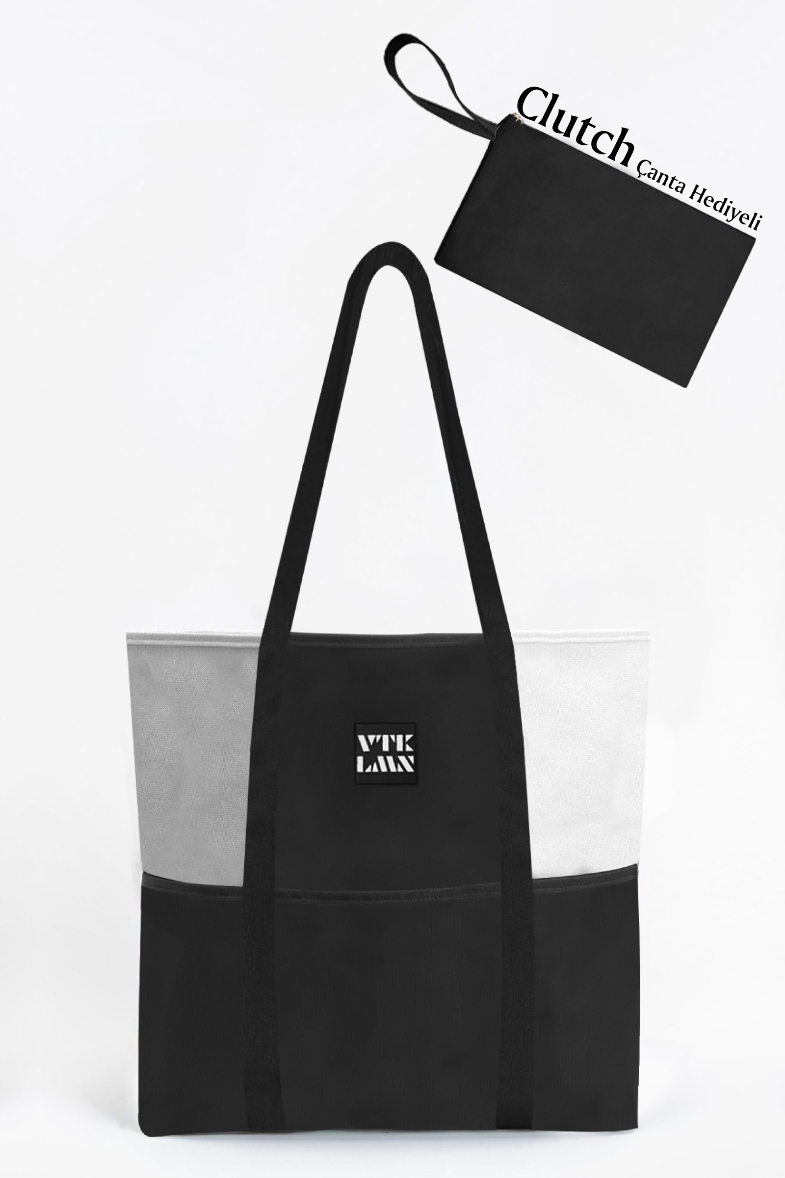 Renkli Tote Bag Omuz Çantası