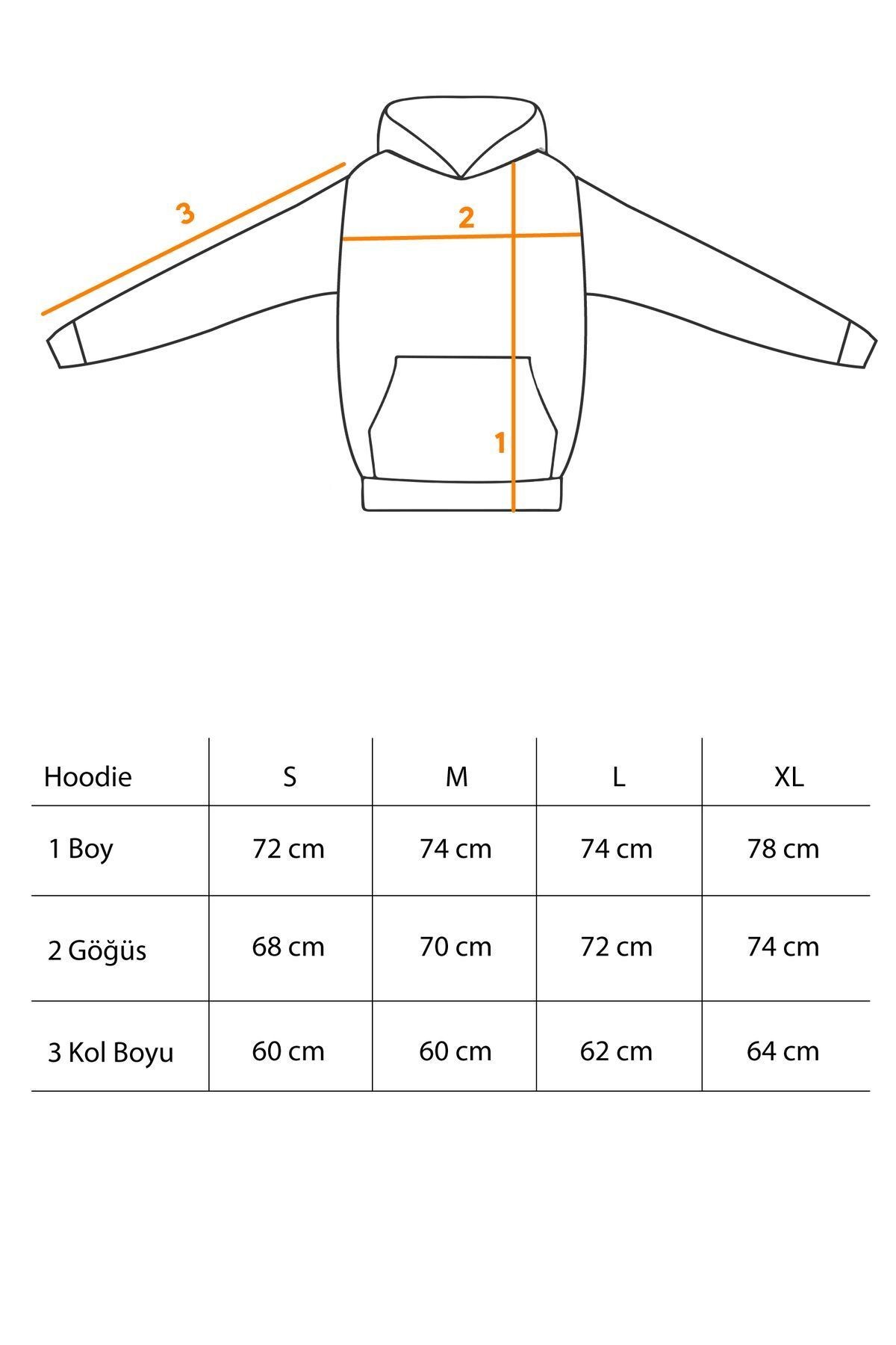 Kapüşonlu Hoodie Sweatshirt